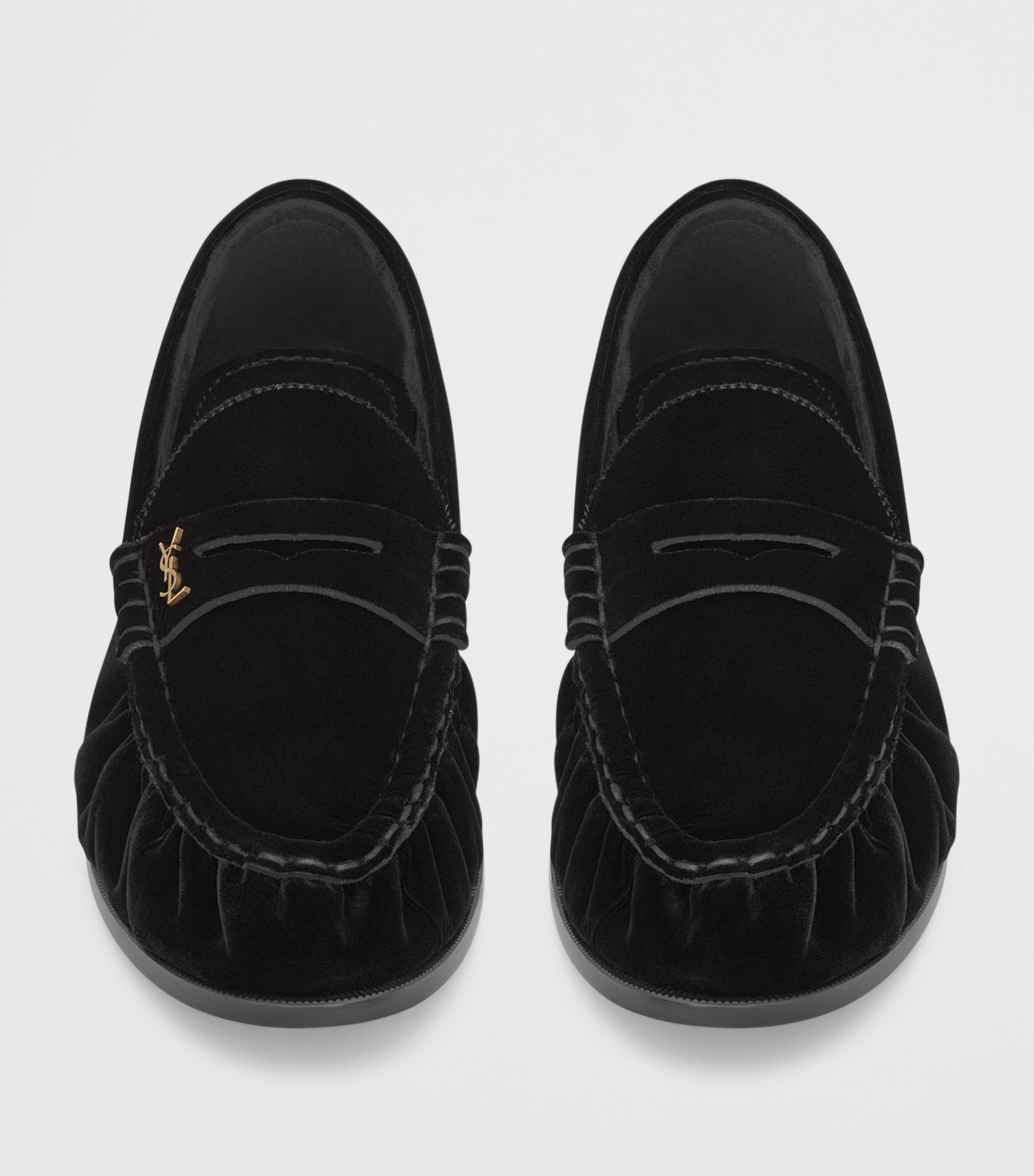 Saint Laurent Velvet Le Loafers Image 3