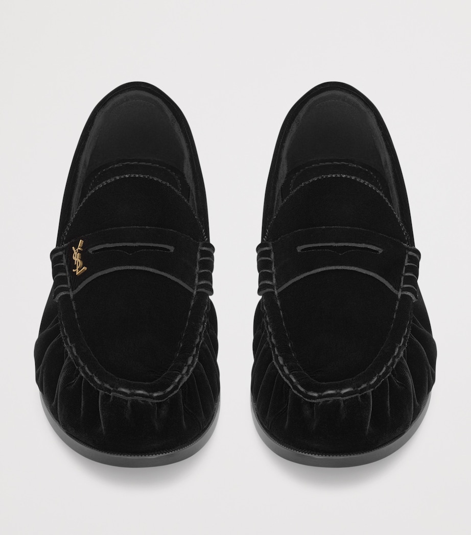 Saint Laurent Velvet Le Loafers Image 3