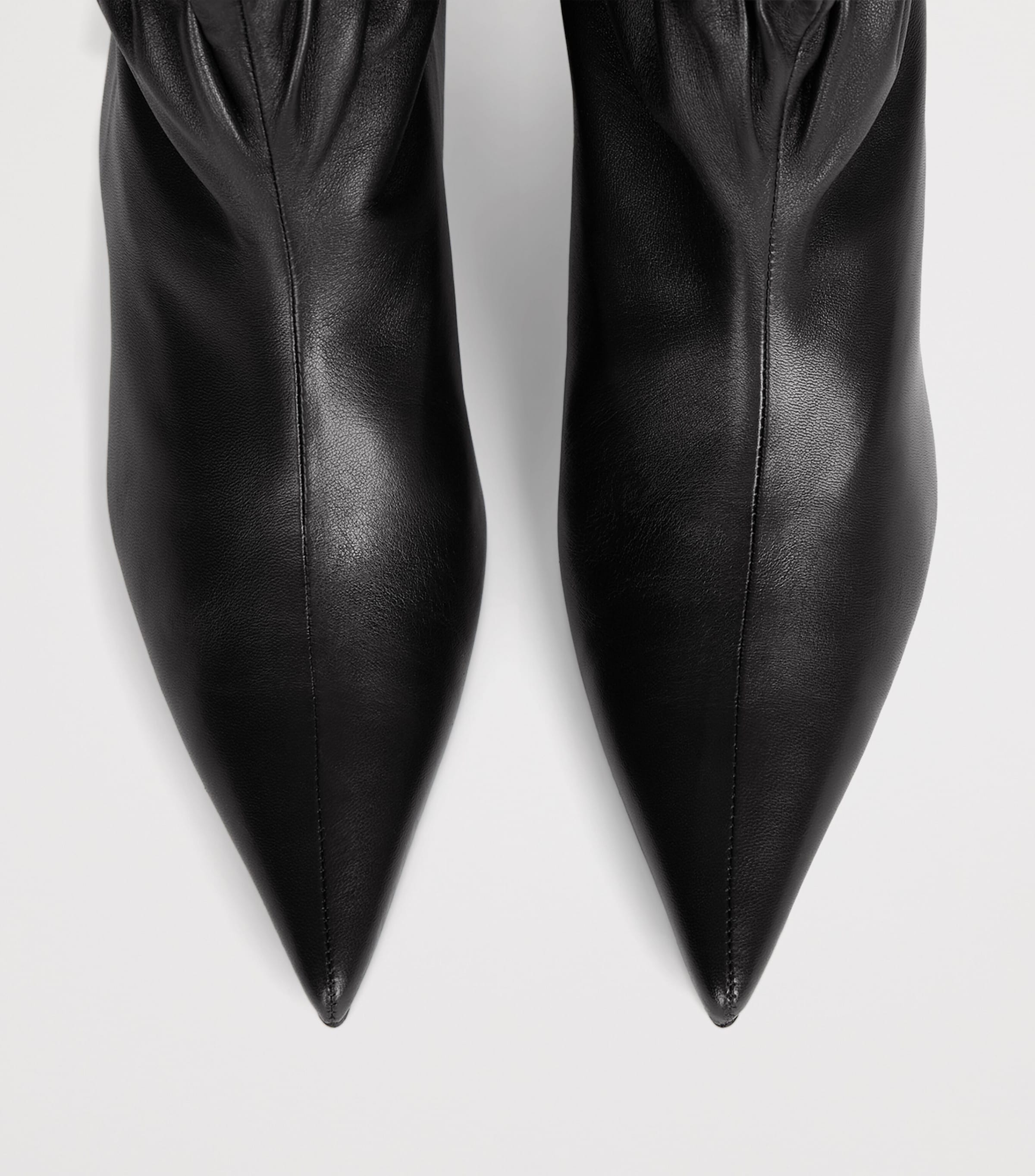 Balmain Lambskin Sphynx Ankle Boots Noir Image 5