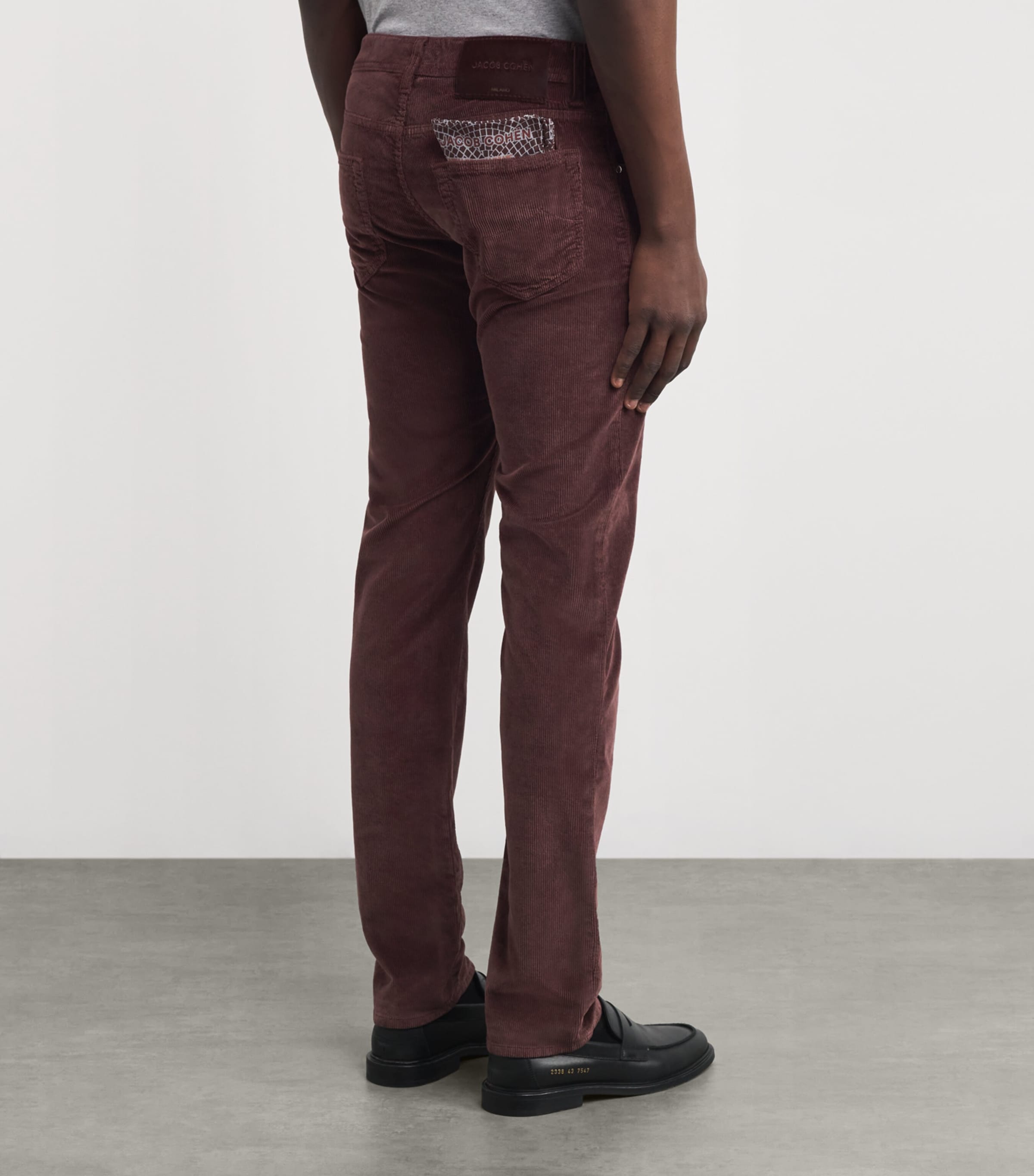 Corduroy Slim Trousers P87 Image 4