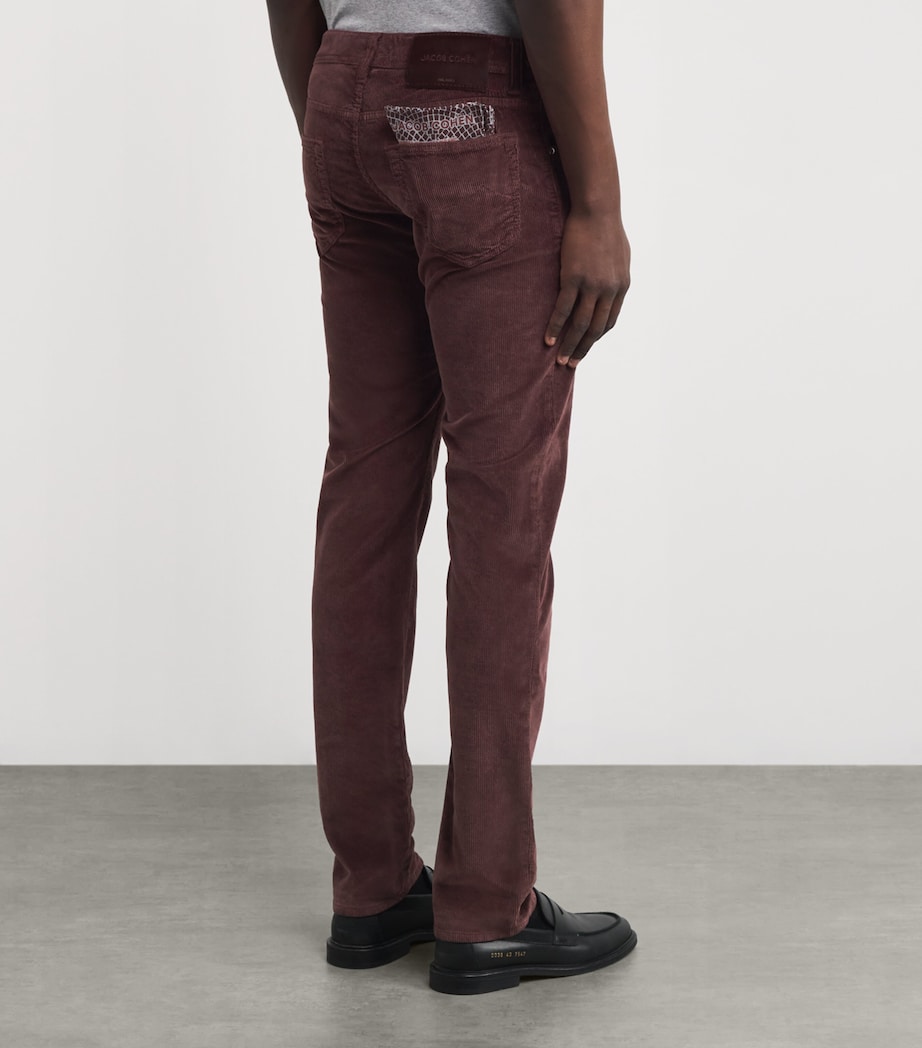 Corduroy Slim Trousers P87 Image 4