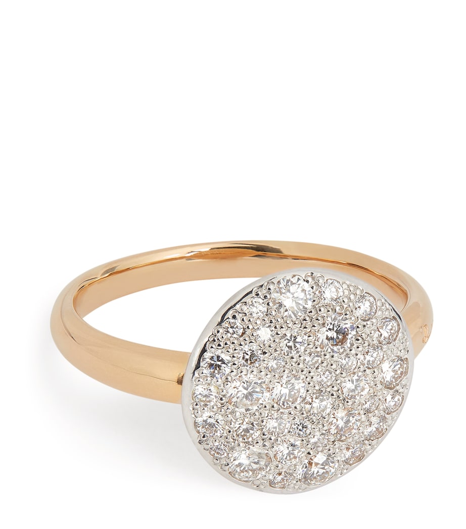 Rose Gold and Diamond Sabbia Ring DB000 Image 1