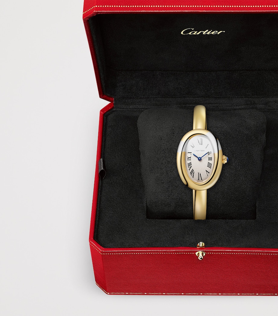 Small Yellow Gold Baignoire de Cartier Watch 23.1mm (Size 17) YELLOW GOLD Image 5