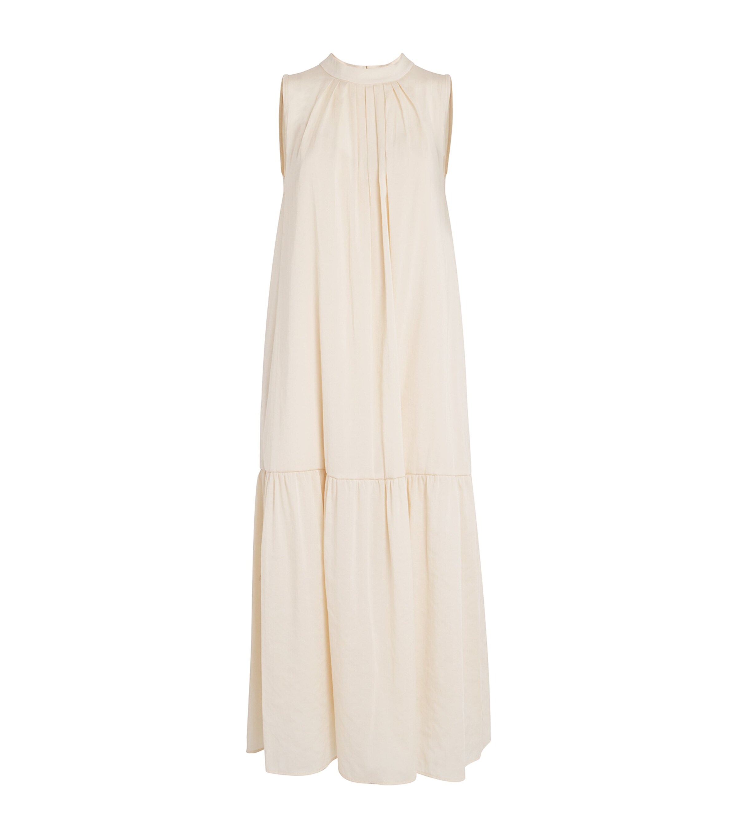 Weekend Max Mara Canvas Pleat-Neck Maxi Dress | Holiday Shop | Womens | Summer dresses | Women Clothing | Dresses | Maxi Dresses | Designers | Weekend Max Mara