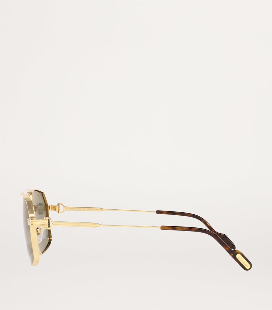 Première de Cartier Pilot Sunglasses 2300J1 Image 3