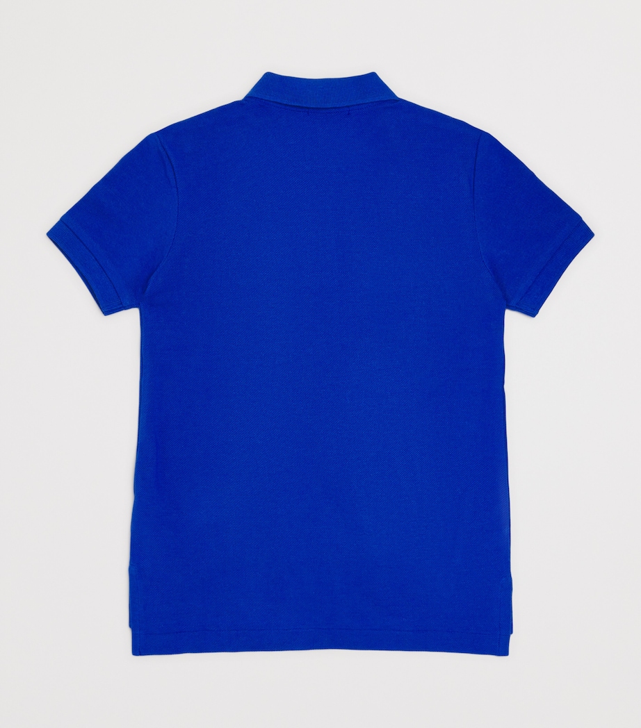 Cotton Polo Shirt (2-7 Years) SAPPHIRE Image 2