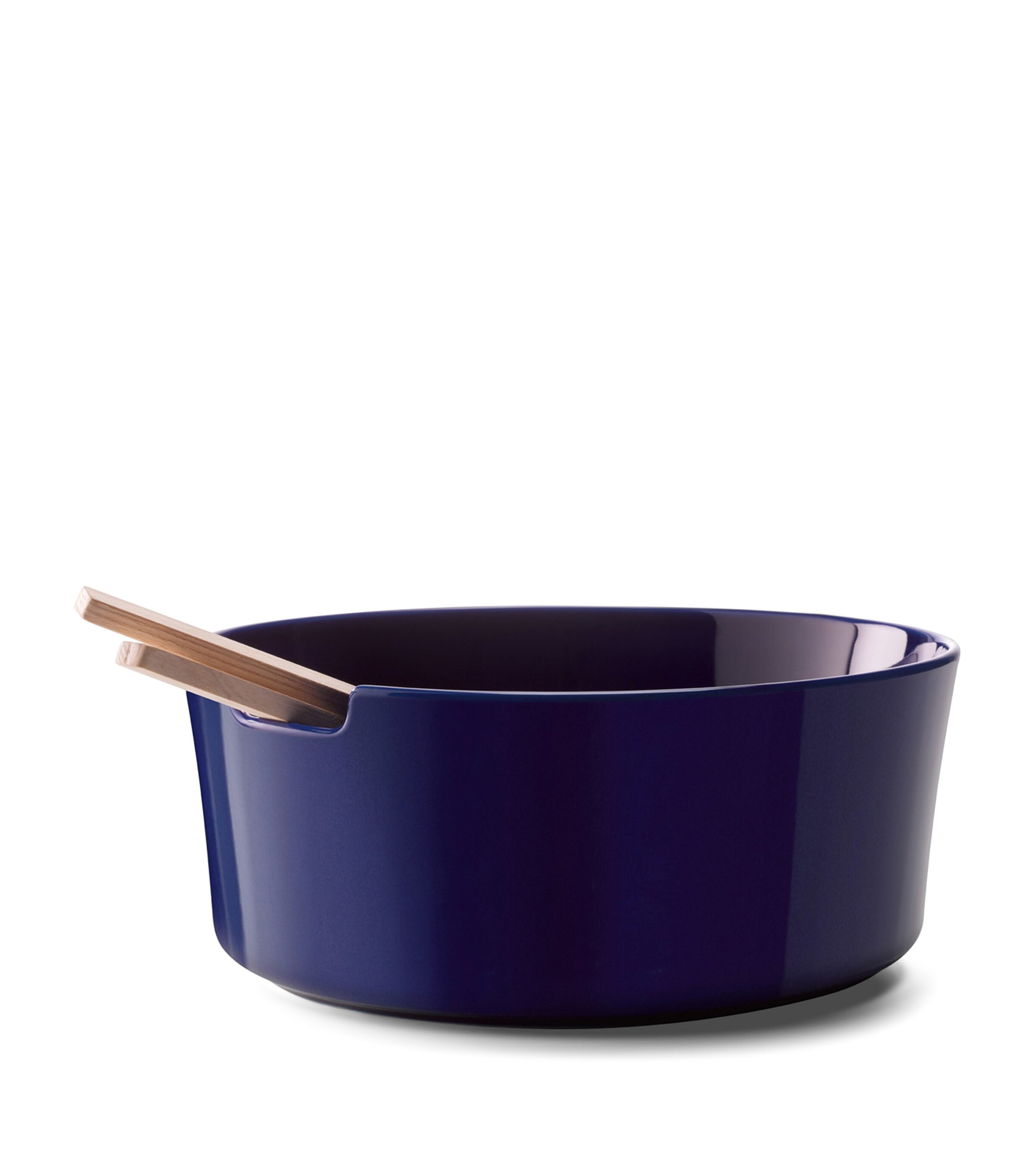Porcelain Collective Salad Bowl and Servers (26cm) COBALT Image 2