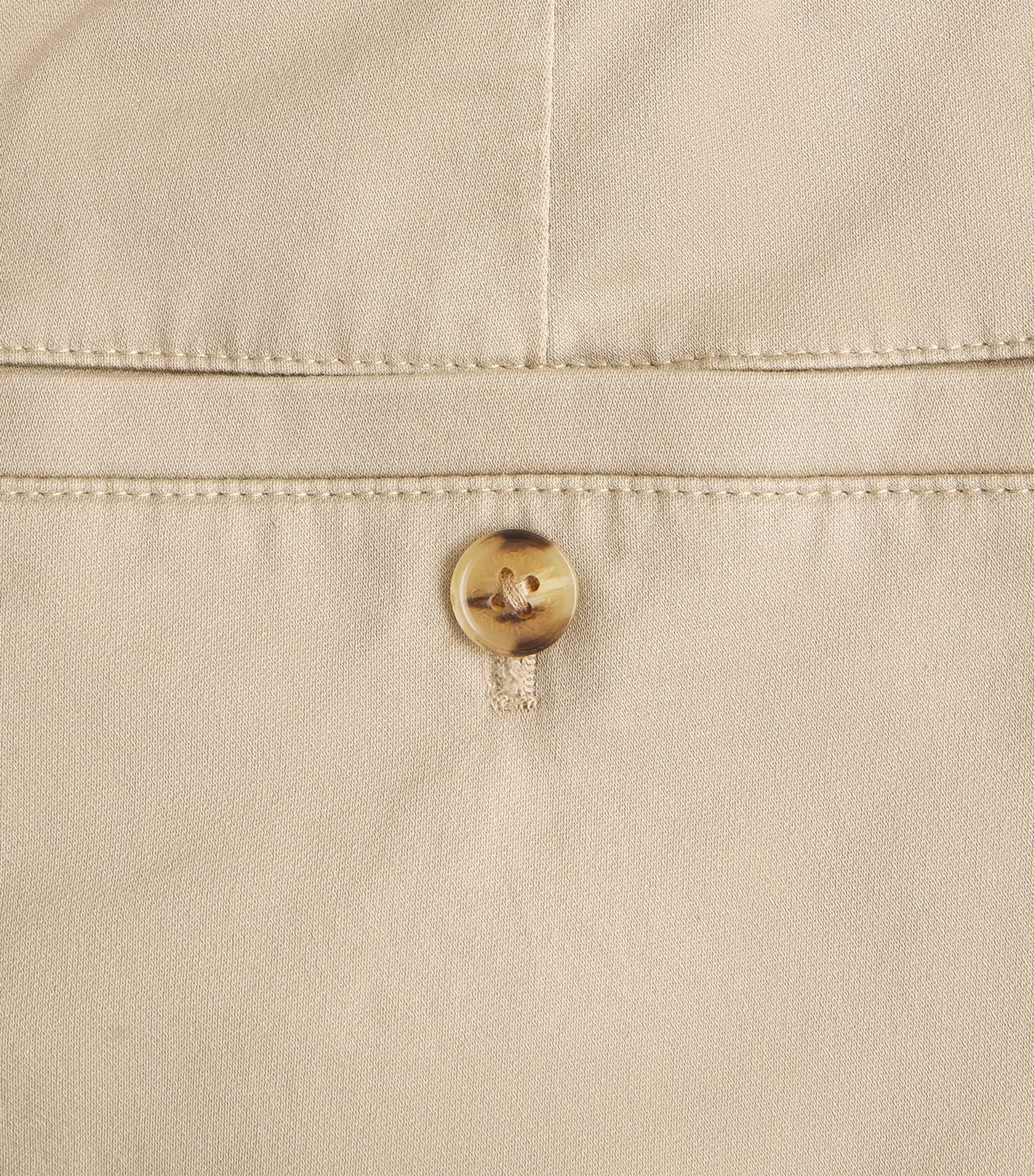 NN.07 Mens Stretch-Organic Cotton Kay Pleated Trousers Desert Khaki Image 6