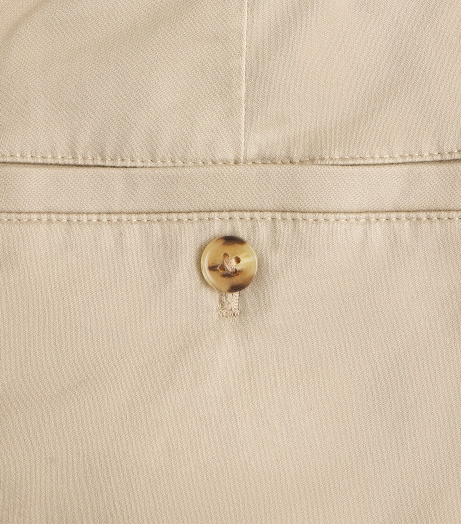 NN.07 Mens Stretch-Organic Cotton Kay Pleated Trousers Desert Khaki Image 6