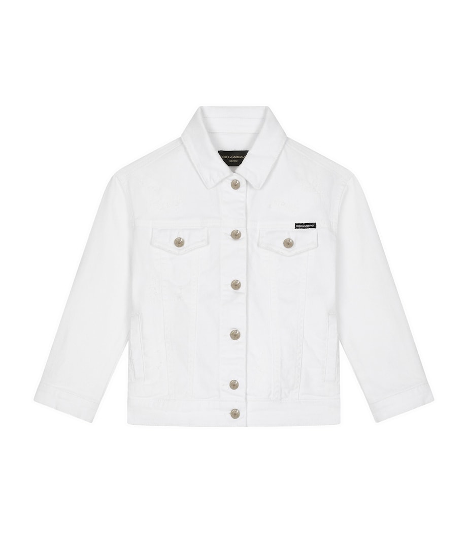 Denim Jacket (2-6 Years) W0800-OPTICAL WHITE Image 1