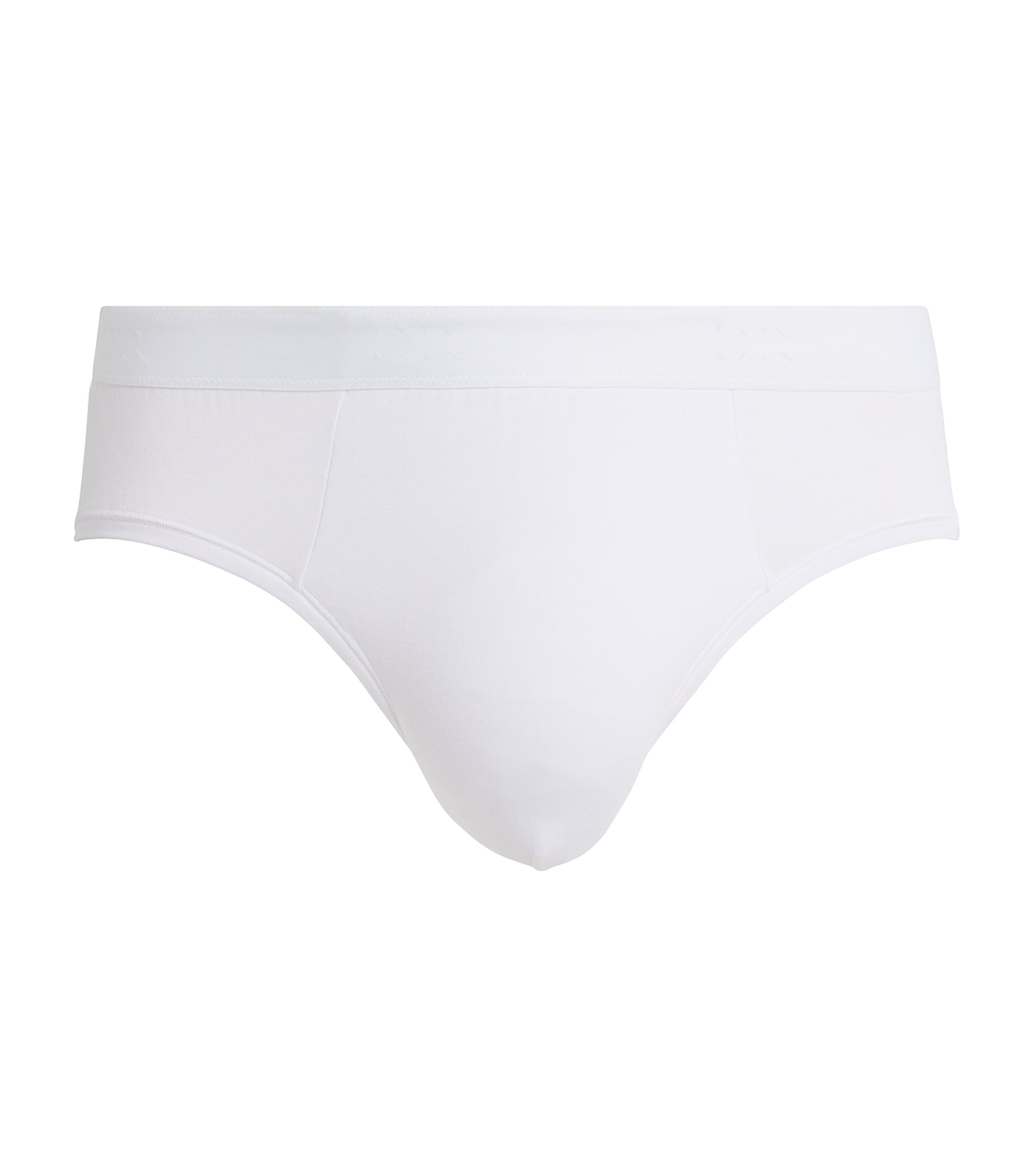 Derek Rose Mens Micro Modal Briefs White Image 1
