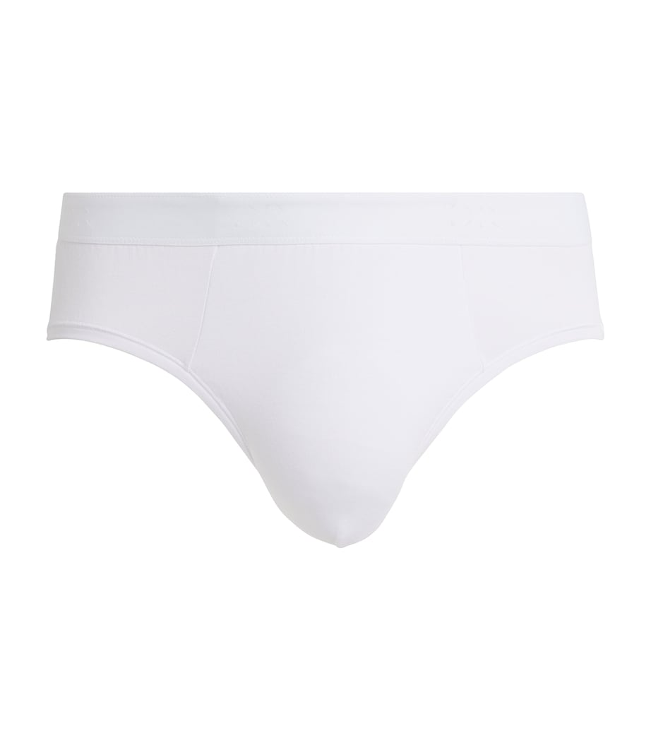 Derek Rose Mens Micro Modal Briefs White Image 1