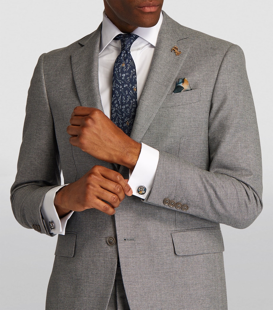 Circle Gear Cufflinks GUNMETAL Image 5