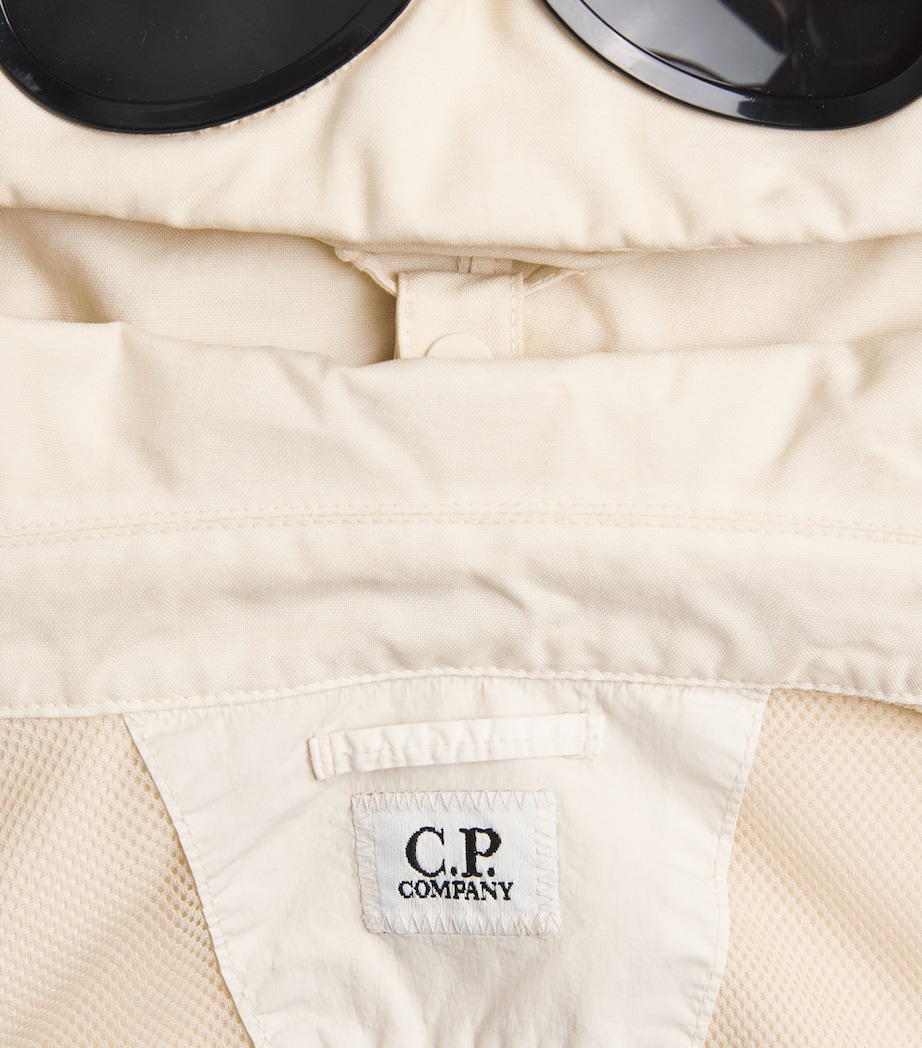 C.P. Company Mens Flatt Goggle Jacket Frozen Dew Image 6