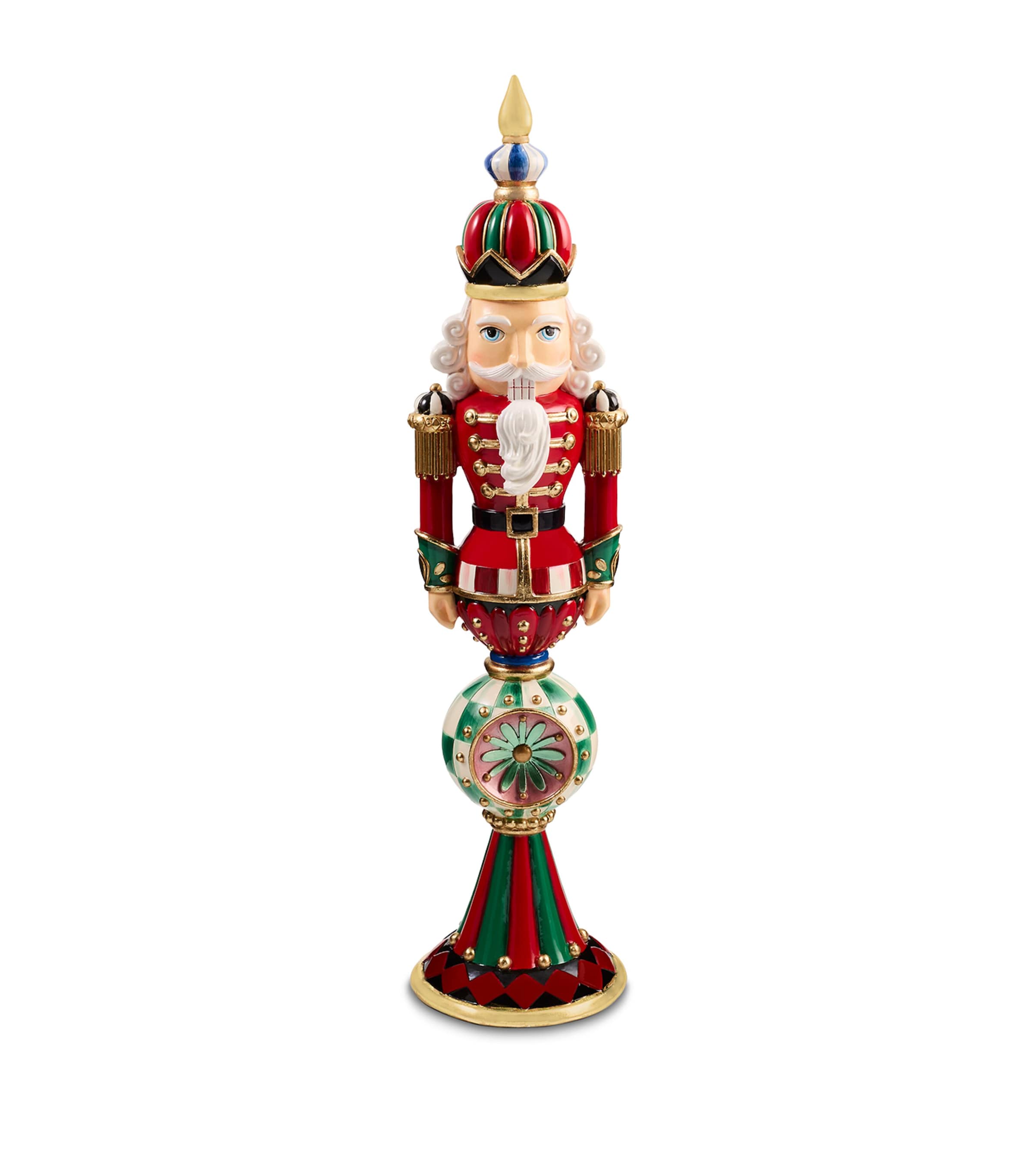 MacKenzie-Childs Timeless Tartan Nutcracker Red Image 1