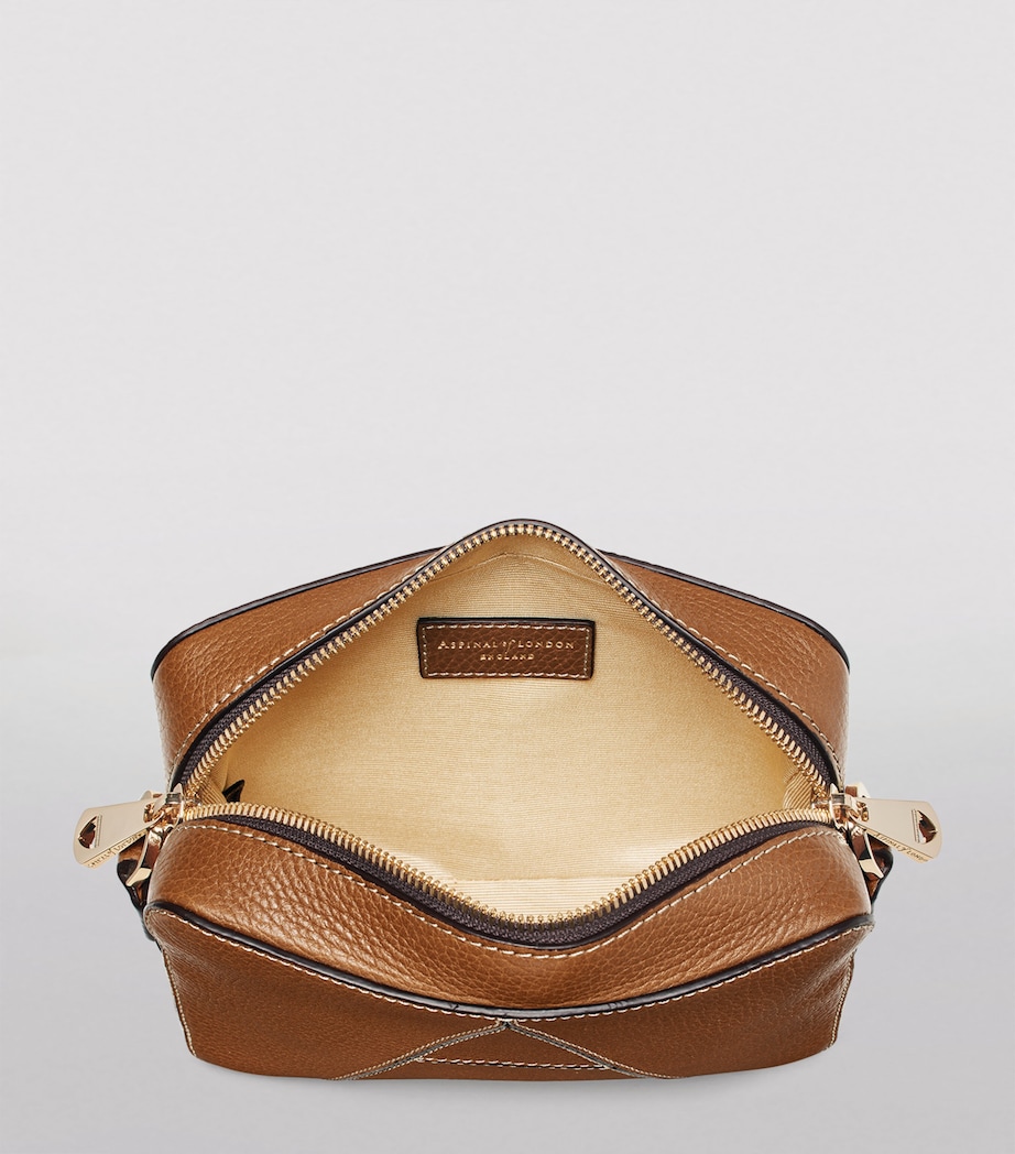 Leather 'A' Camera Bag TAN Image 6