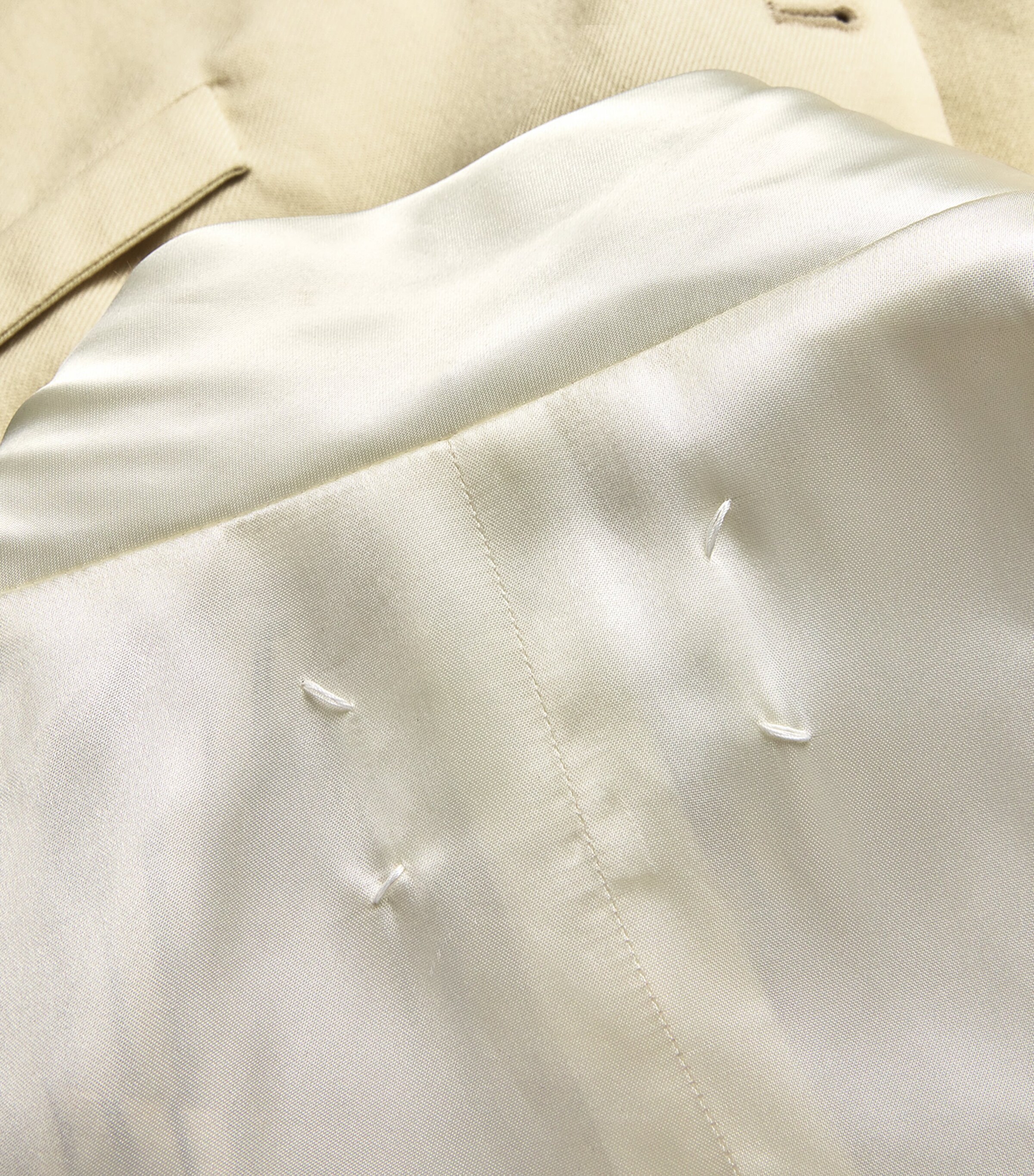 Wool Distressed Waistcoat ECRU 105 Image 5