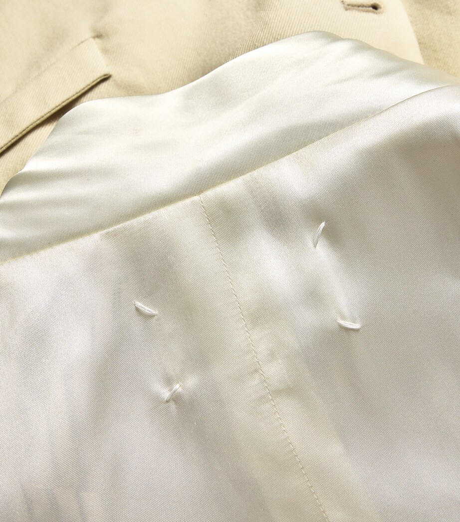 Wool Distressed Waistcoat ECRU 105 Image 5