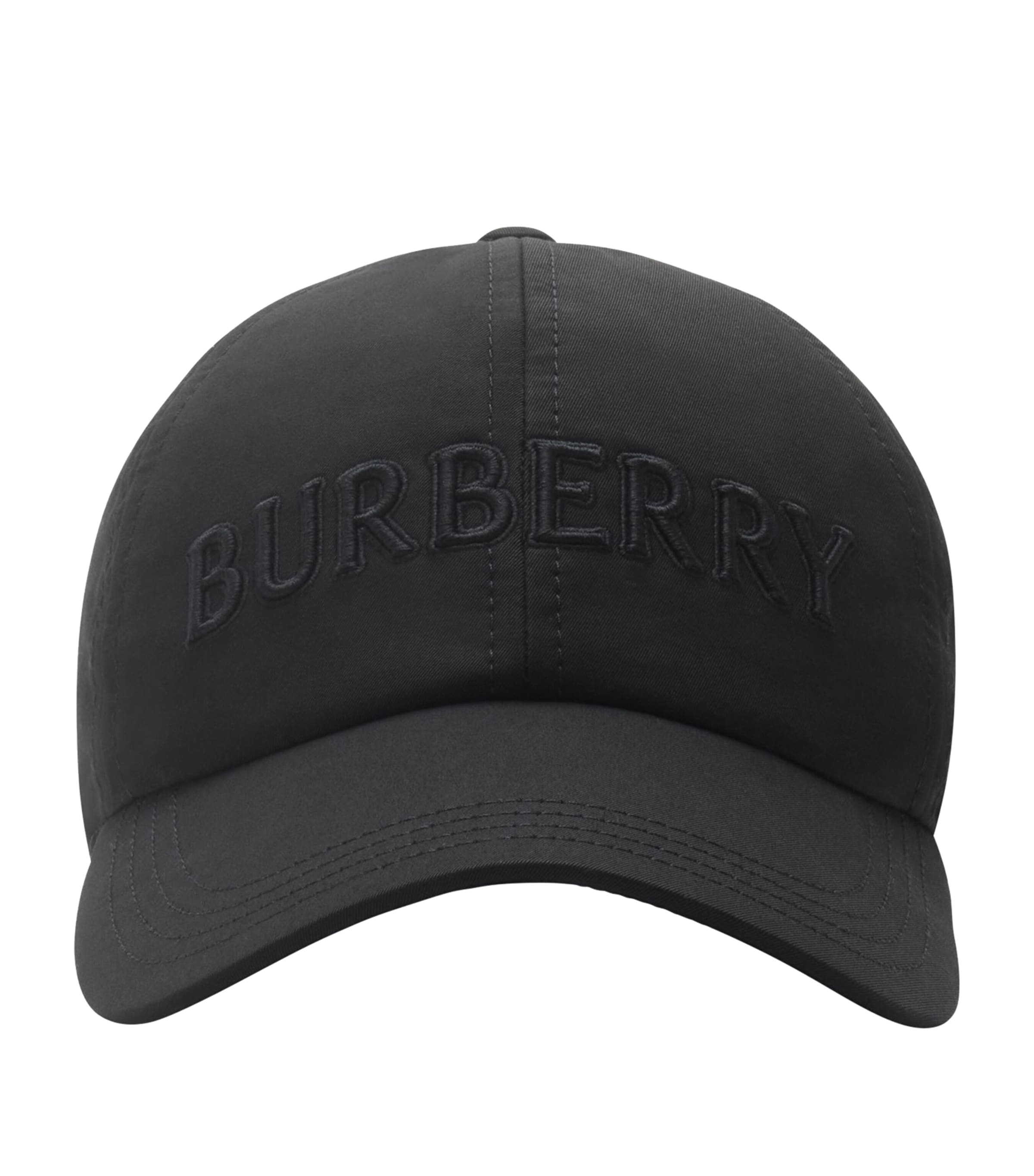 Cotton Gabardine Logo Cap BLACK Image 1
