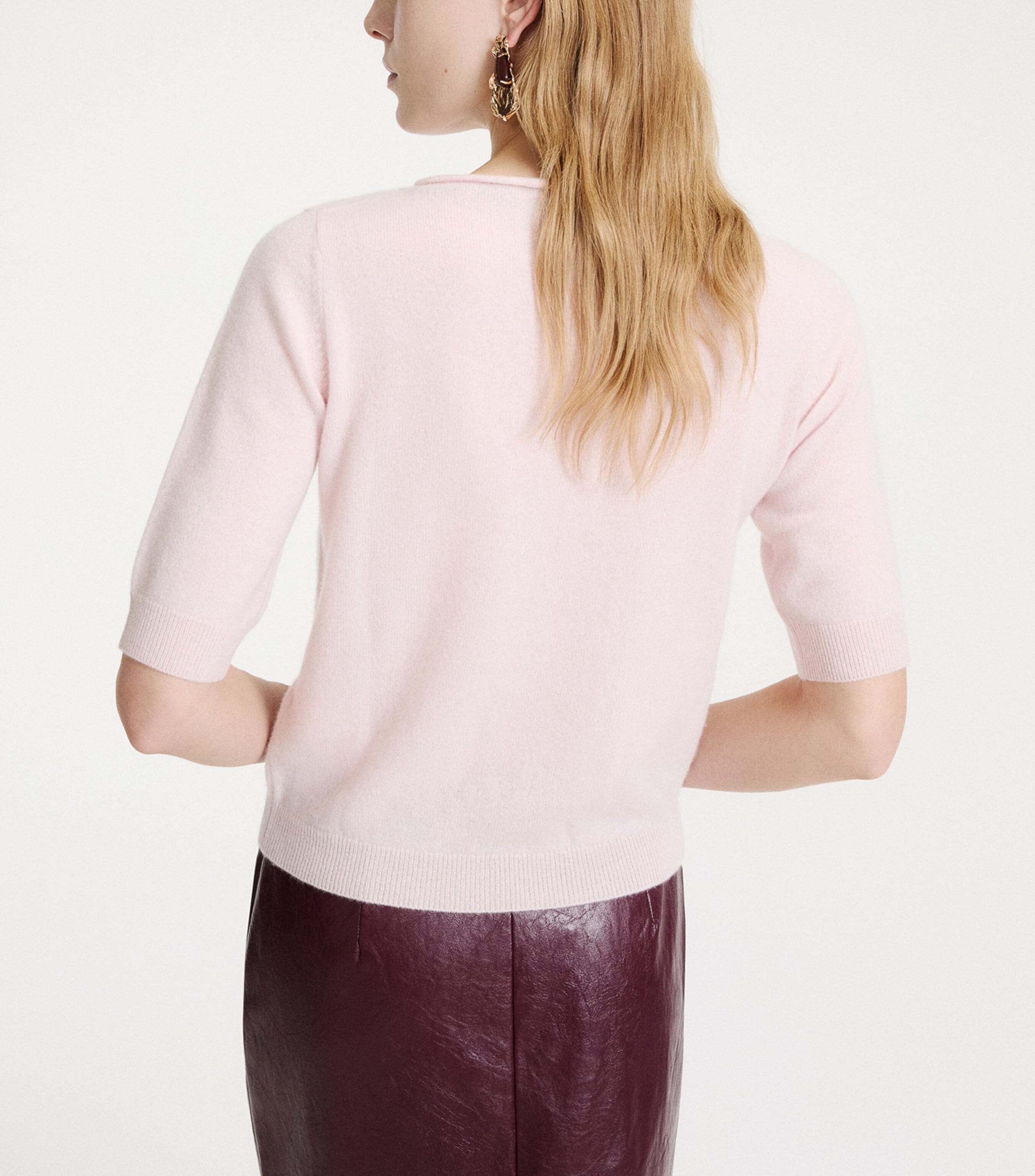 Marella Womens Cashmere Sweater Pink Image 3