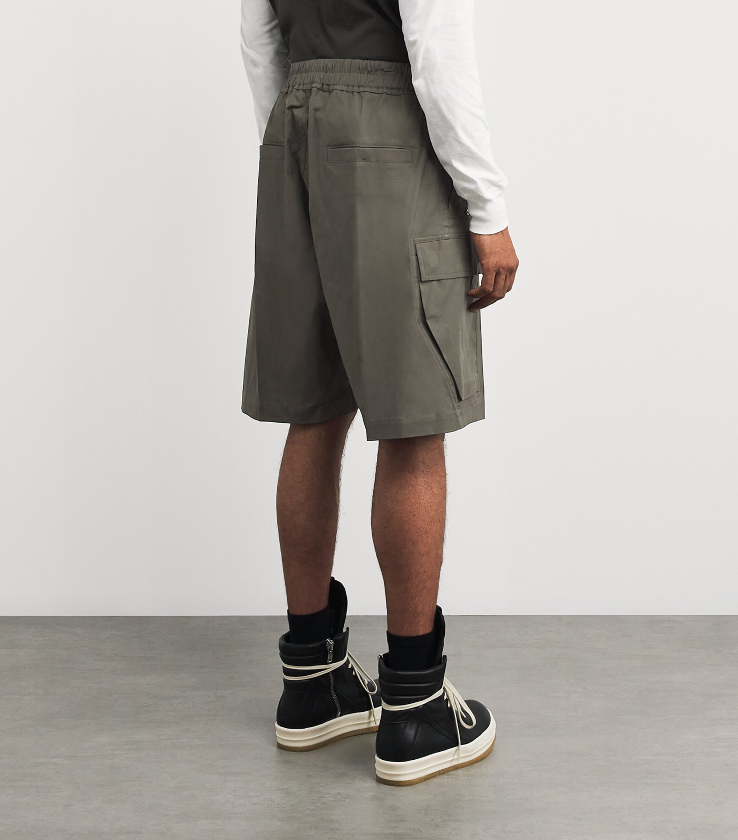 Rick Owens Green Cargobela Shorts | Harrods US