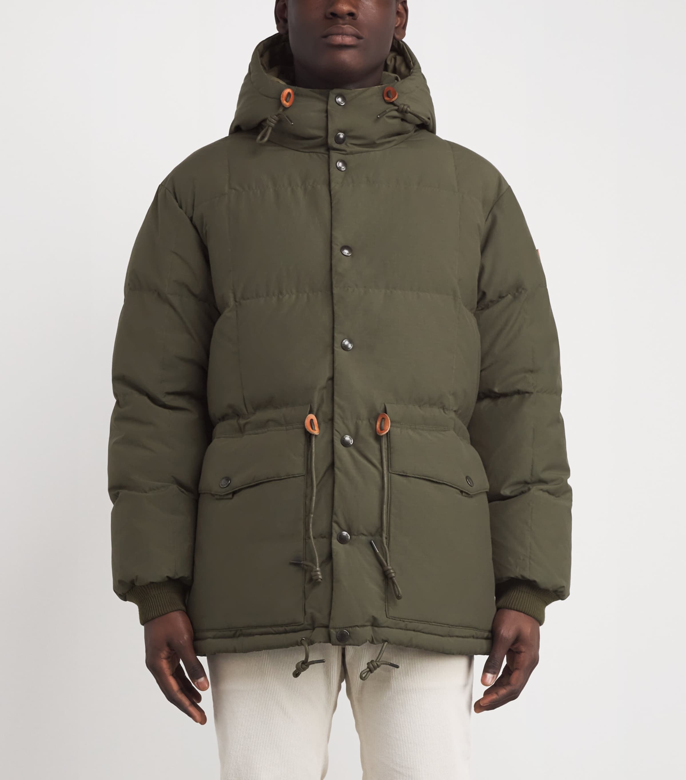 Down-Filled Hartland Parka Coat GREEN Image 3