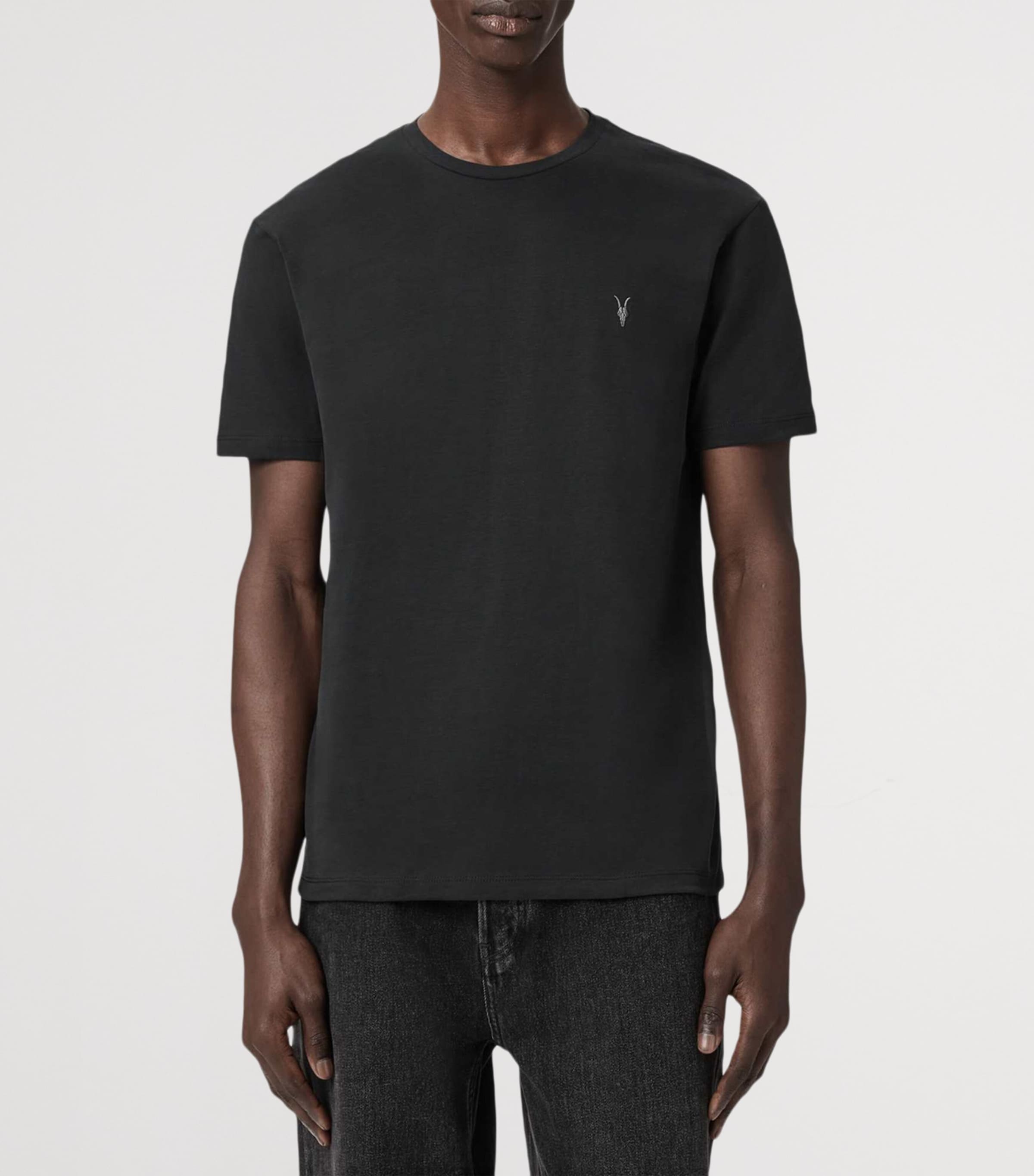 Cotton Brace T-Shirt (Pack of 3) GREEN/GREEN/BLK Image 4