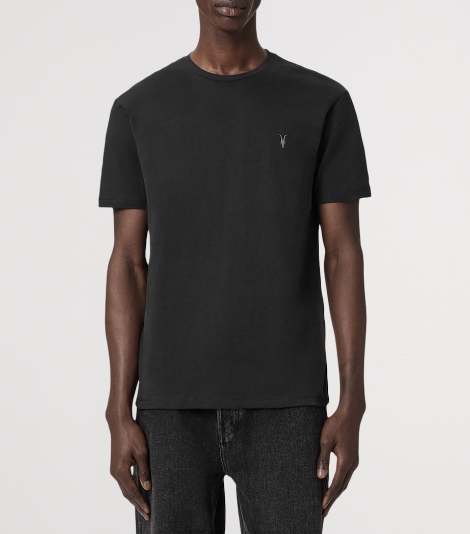 Cotton Brace T-Shirt (Pack of 3) GREEN/GREEN/BLK Image 4