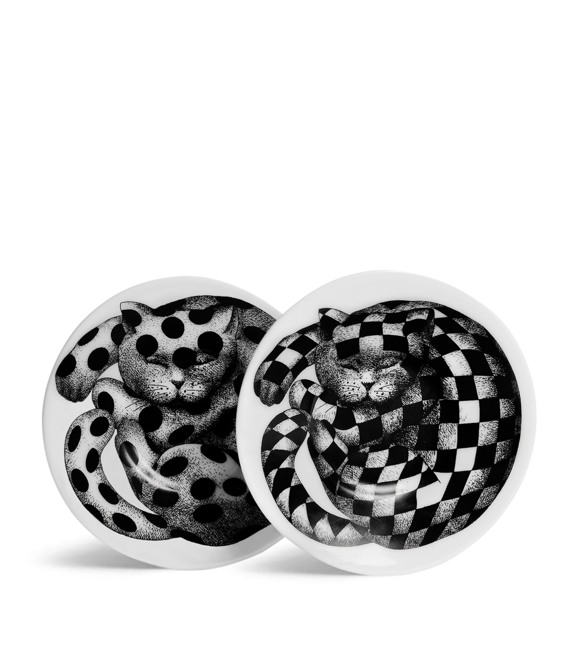 Set of 2  High Fidelity Coffee Cups and Saucers MULTI Image 5