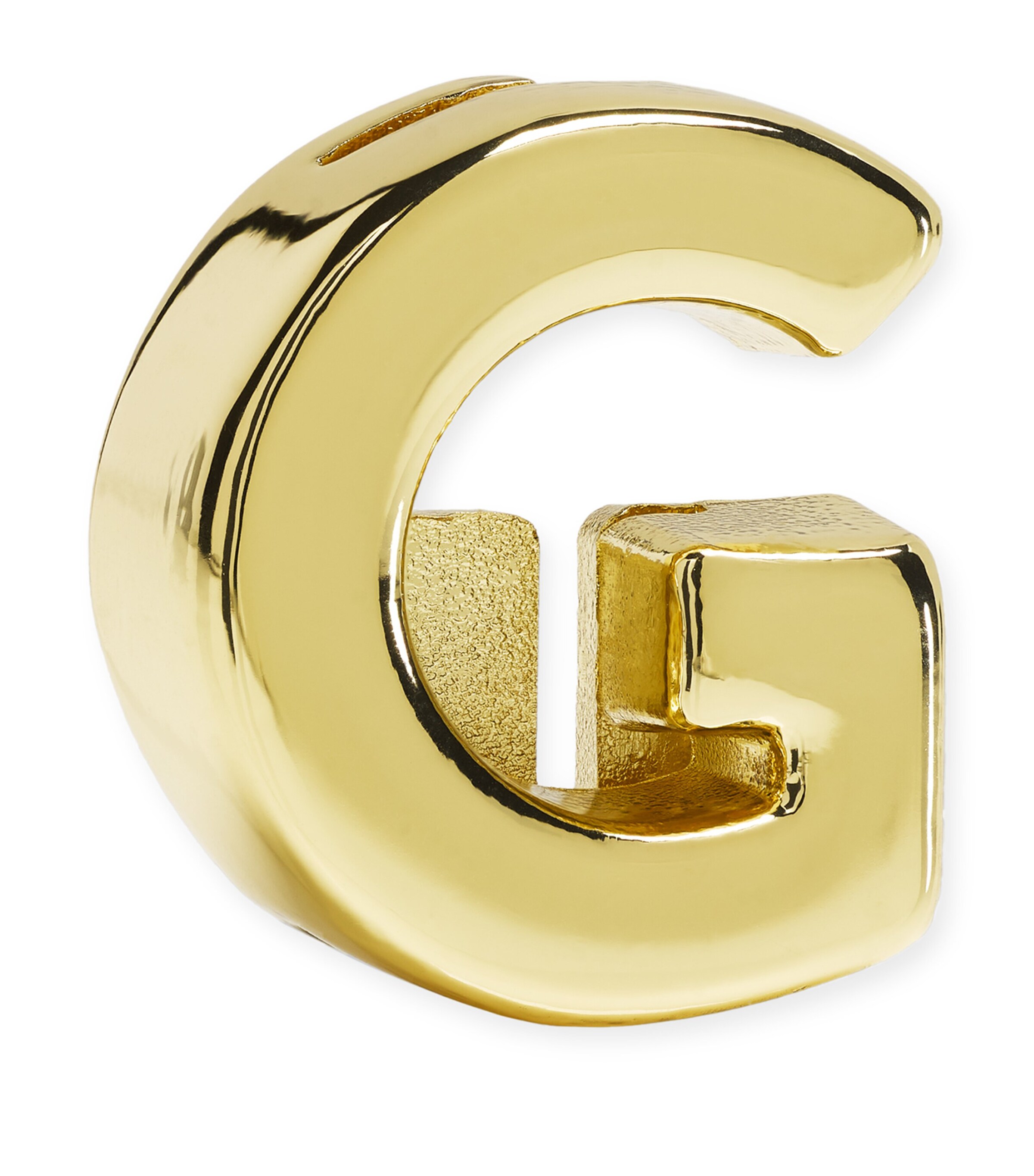 Gold-Plated G Notebook Charm GOLD Image 3