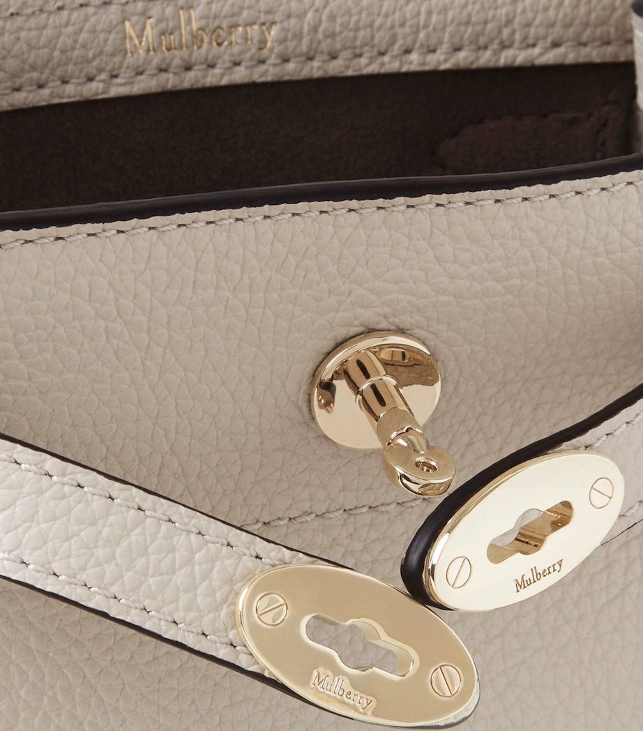 Mini Leather Islington Bucket Bag CHALK Image 5