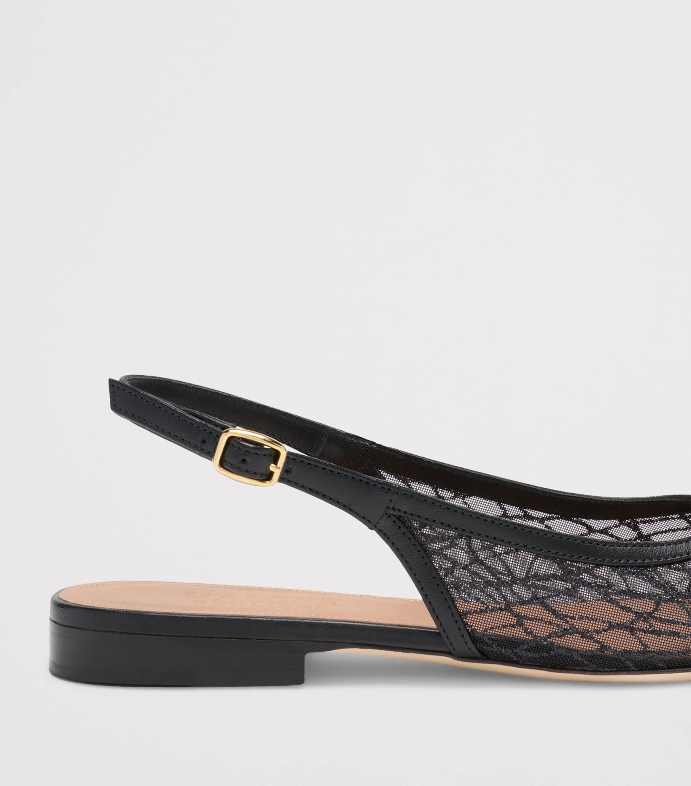 Glittered Jama Slingback Flats GLITTER MESH Image 5