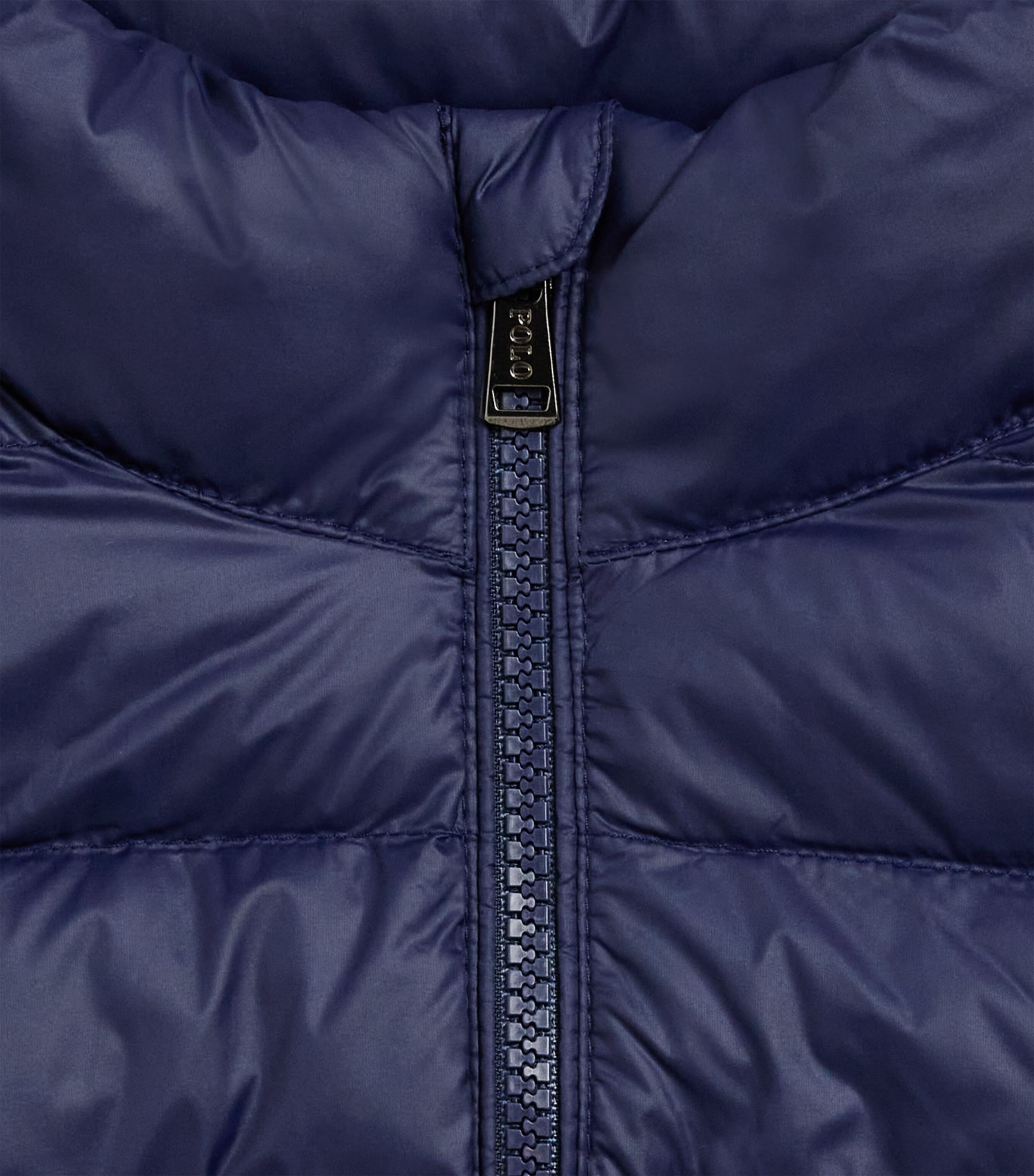 Ralph Lauren Kids Polo Pony Puffer Jacket (6-14 Years) Newport Navy Image 3