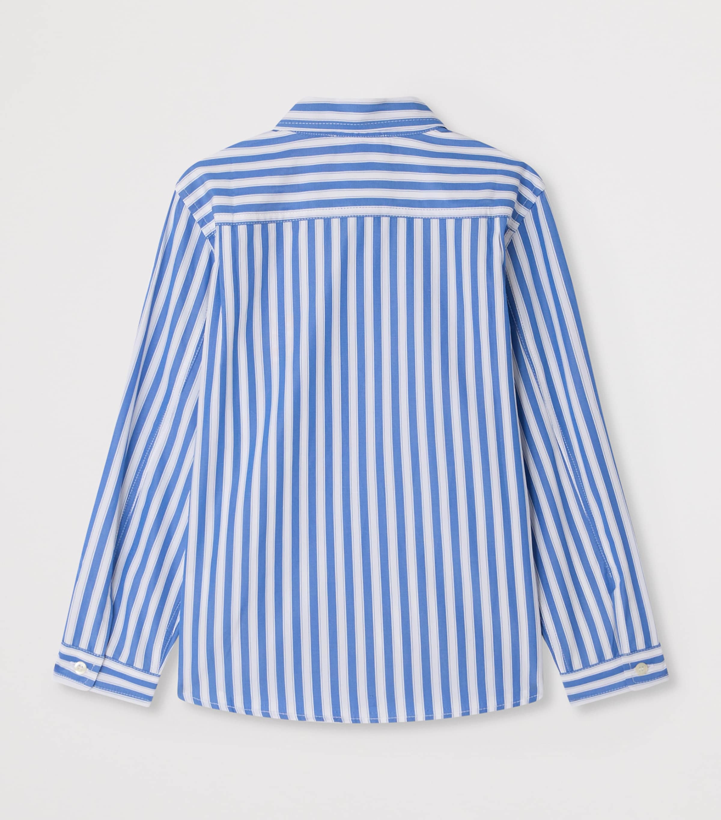 Bonpoint x Maison Kitsuné Cotton Tangui Shirt (4-14 Years) Ra Bleu De Prusse Image 2