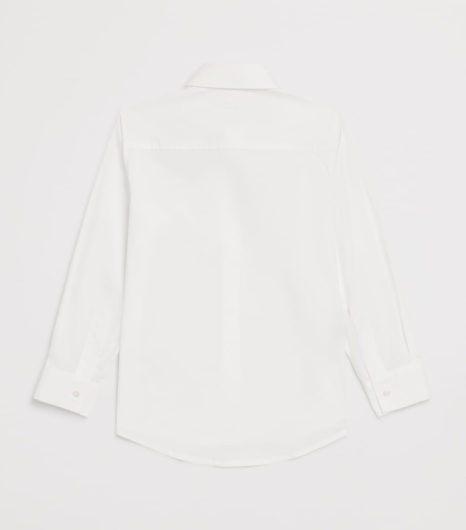 Stretch-Cotton Shirt (2-14 Years) 010WHITE Image 2