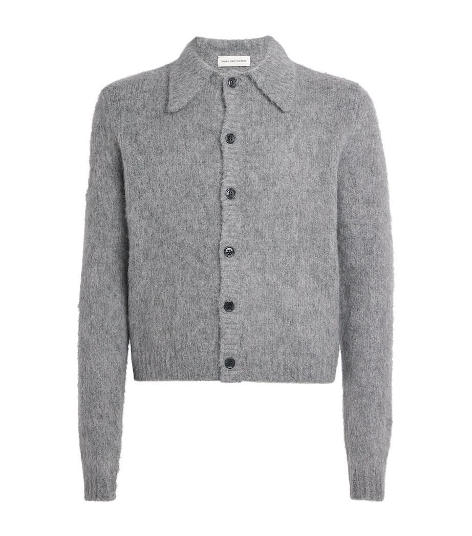 Alpaca-Wool-Blend Cardigan MID GREY Image 1