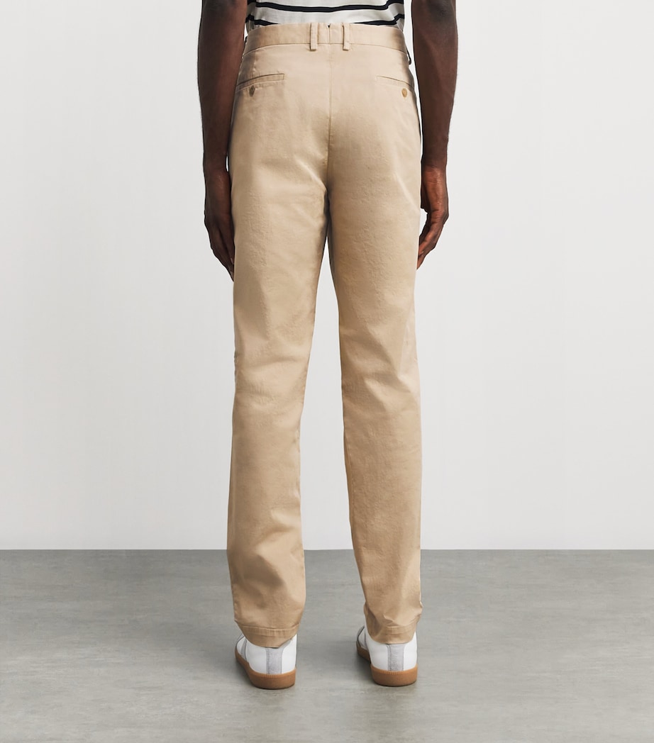 Stretch-Cotton Slim Chinos WHBS-LIGHT STONE Image 4