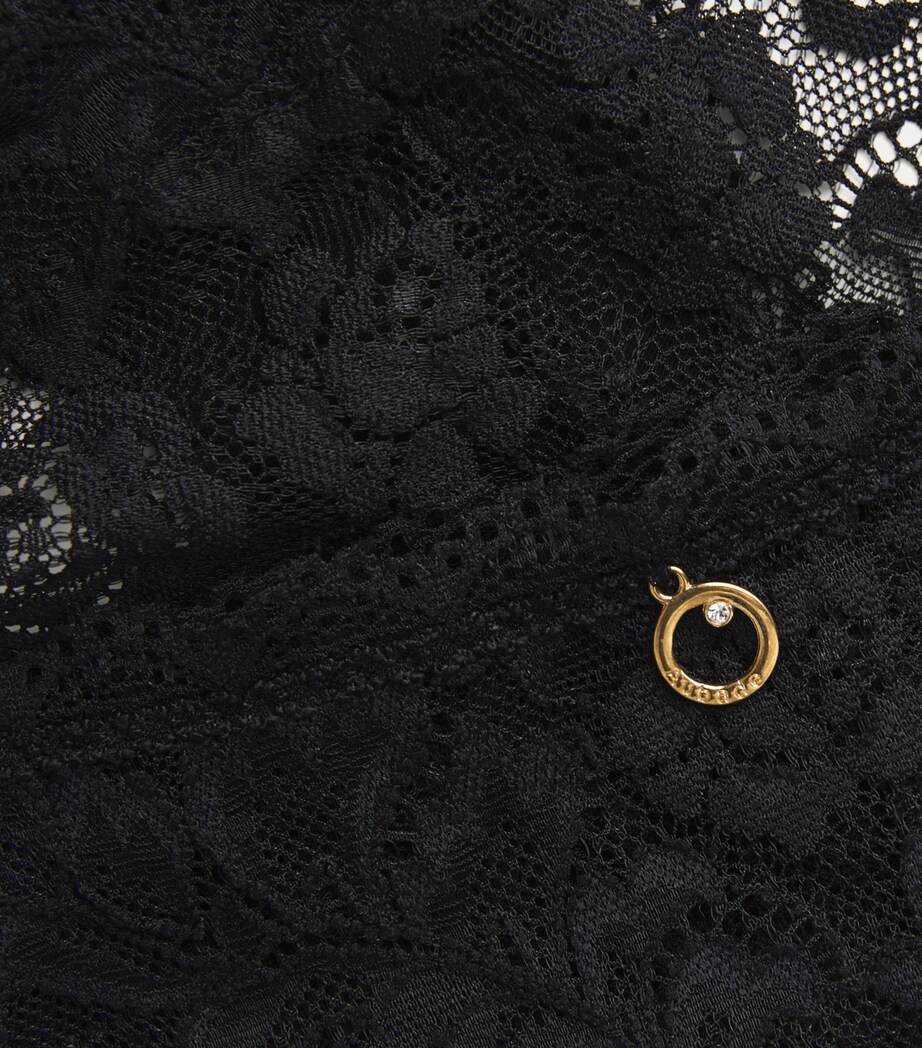 Lace Rosessence Italian Briefs BLACK Image 4