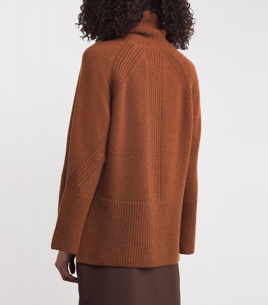 Cashmere Rollneck Sweater CINNAMON Image 4