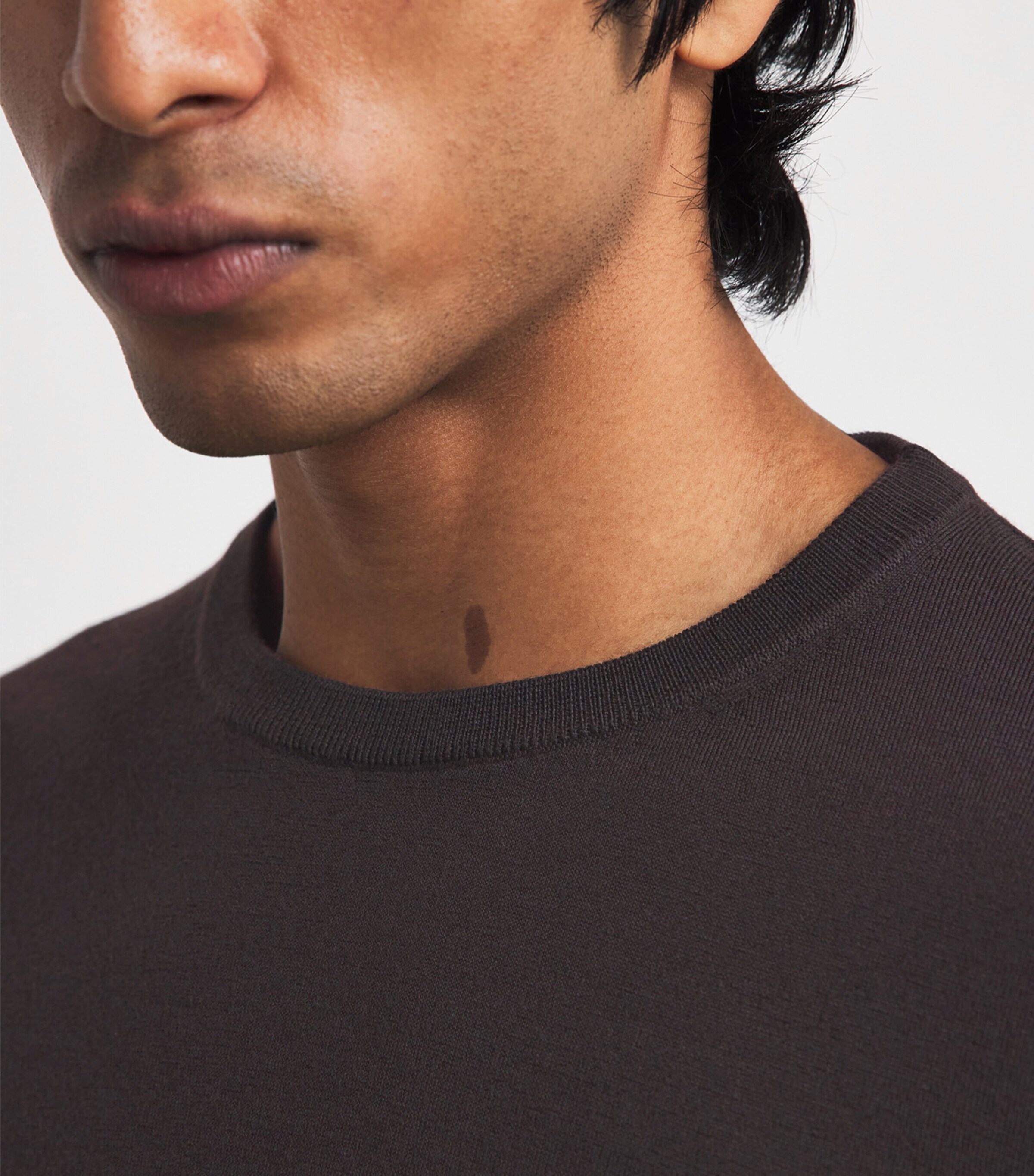 Isaia Mens Wool Sweater Image 3