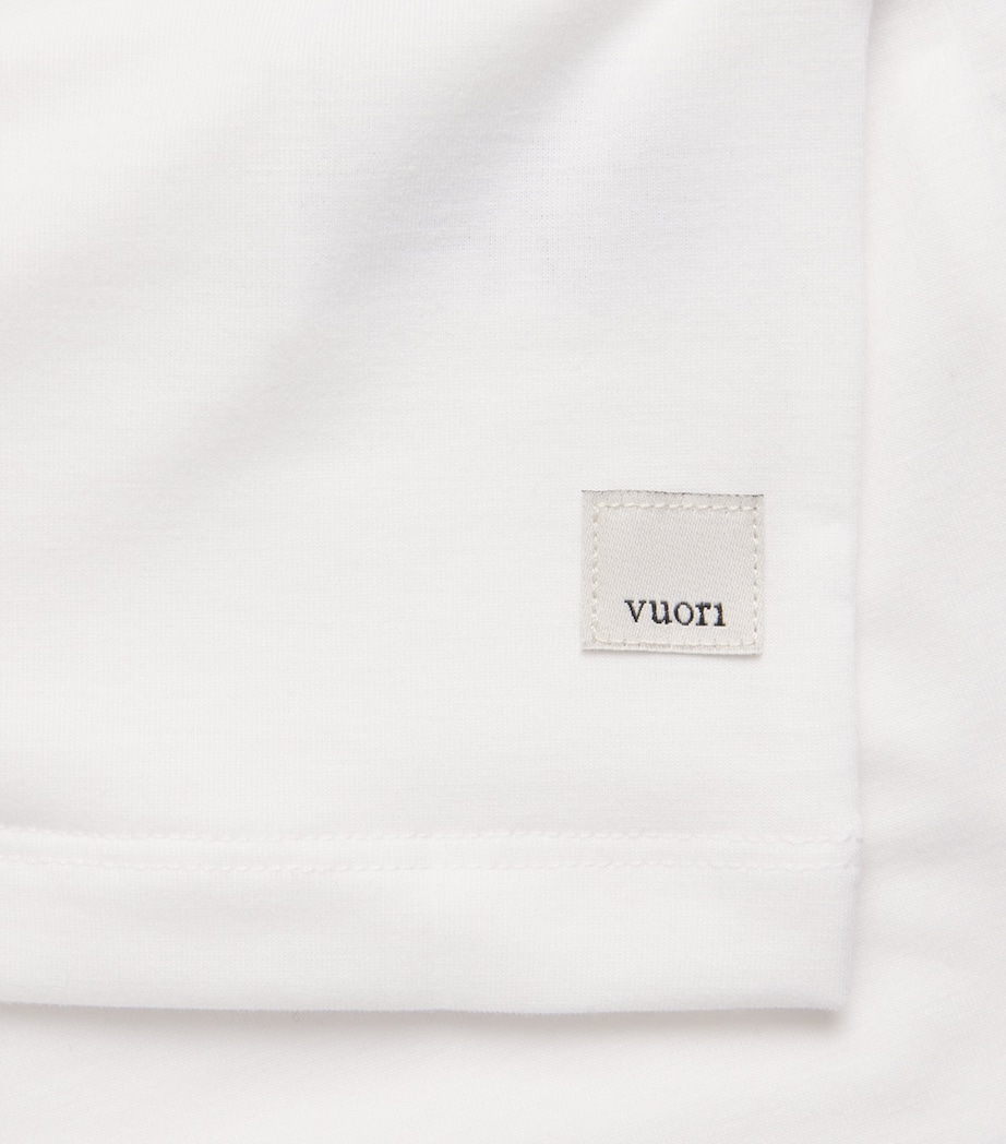 VUORI Mens Current Tech T-Shirt Wht White Image 6