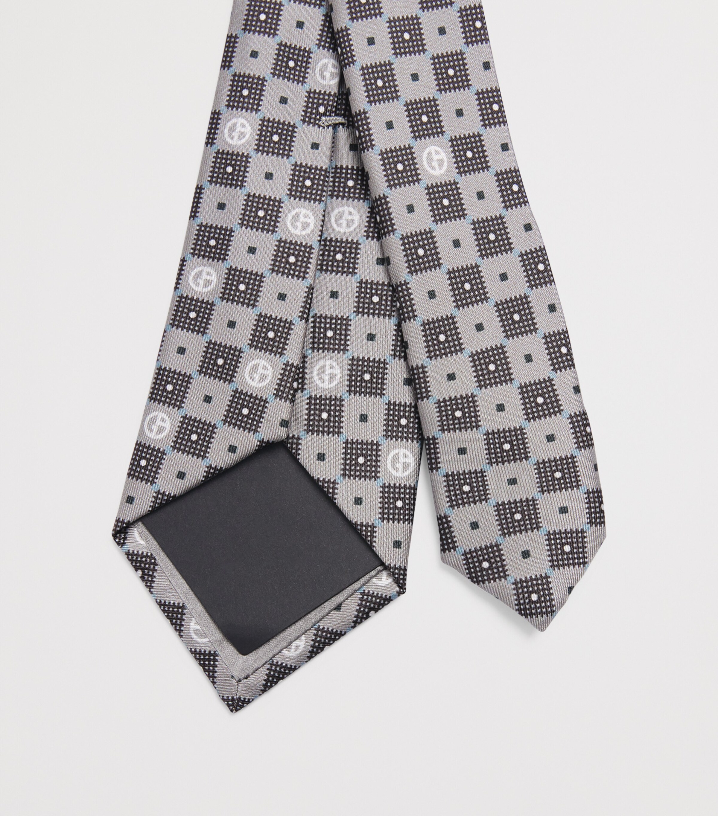 Silk Hatch Embroidery Tie F8044 Image 4