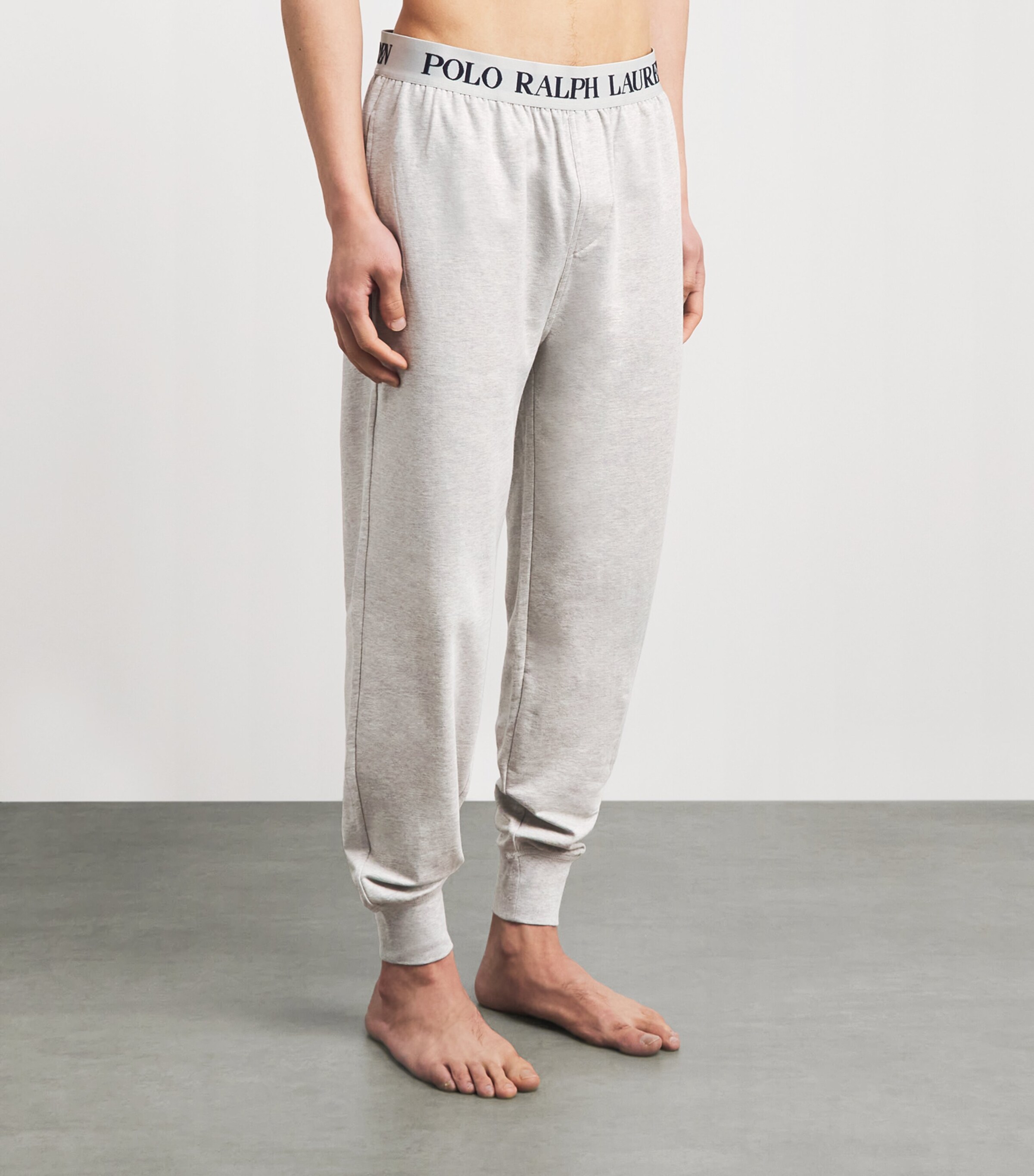 Polo Ralph Lauren Mens Cotton-Blend Lounge Sweatpants Taylor Heather Image 4