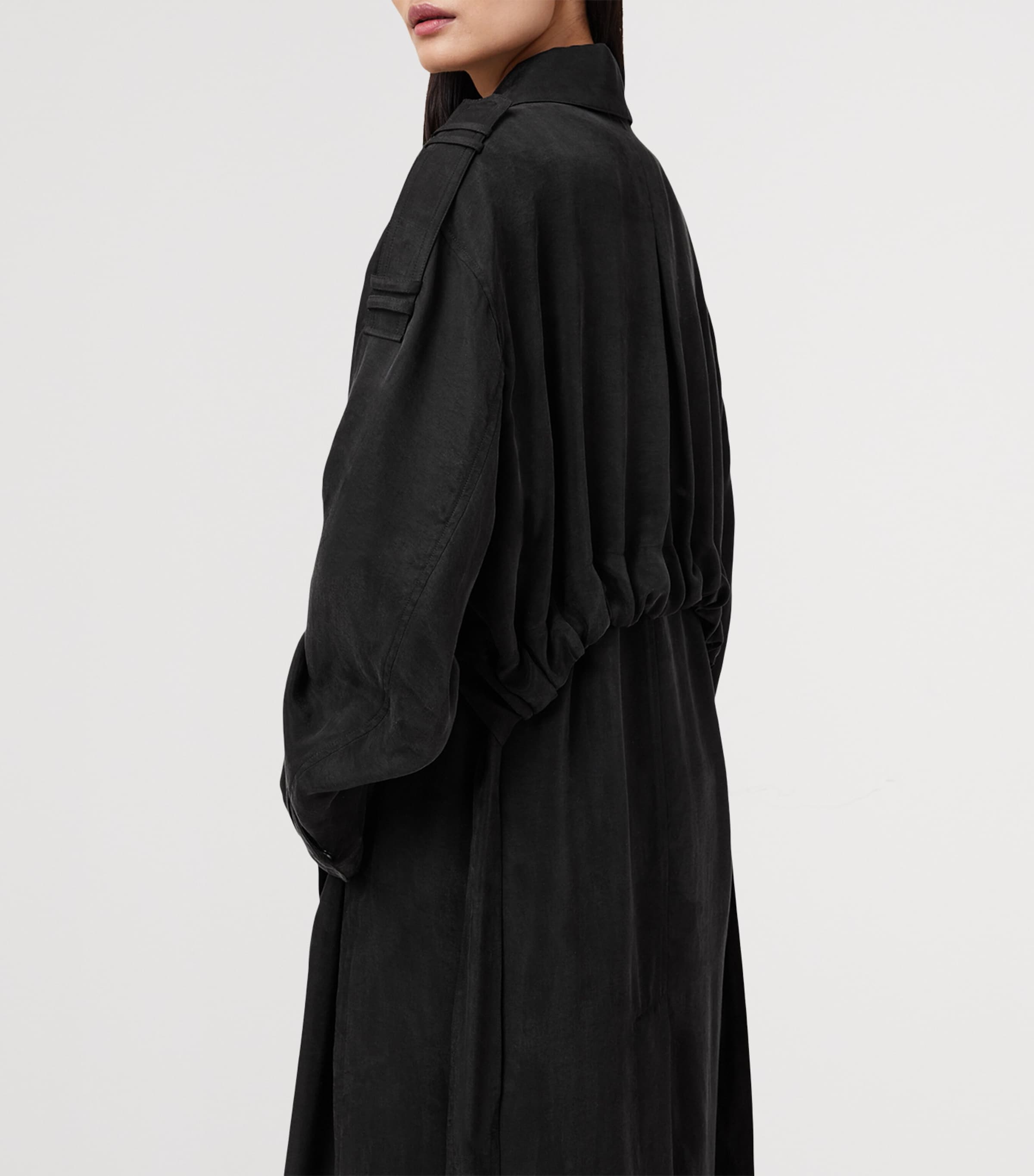Linnie Trench Coat BLACK Image 12