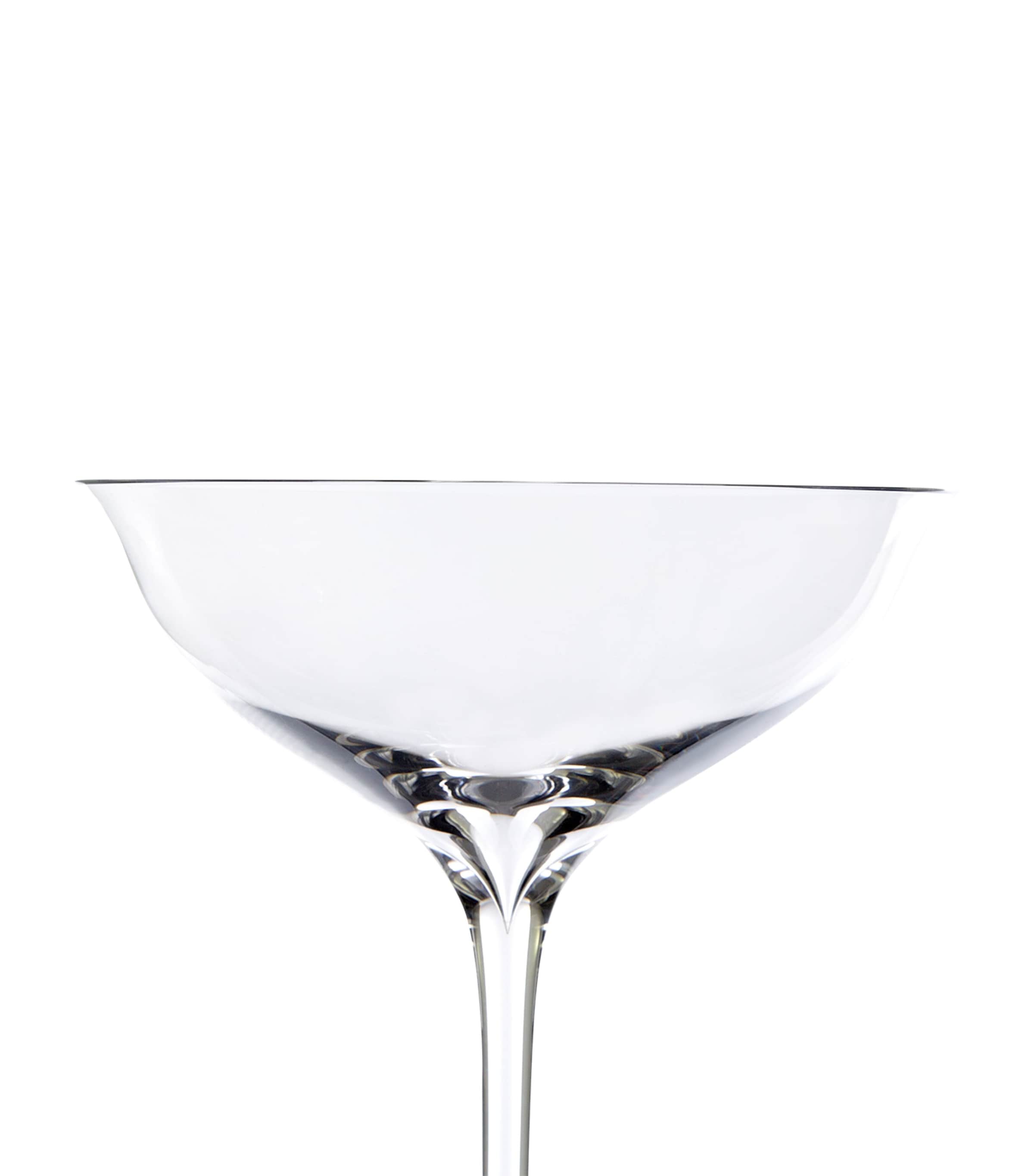 Set of 2 Elegance Champagne Belle Coupes CLEAR Image 3