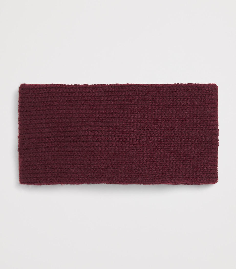 Merino Wool Blackberries Headband (6 Months-4 Years) GRAPE Image 2
