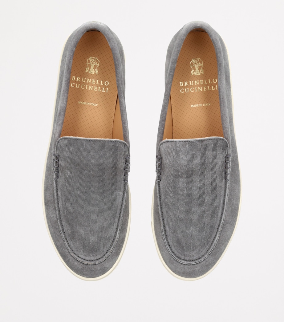 Suede Hybrid Loafers GREY/DARK Image 4