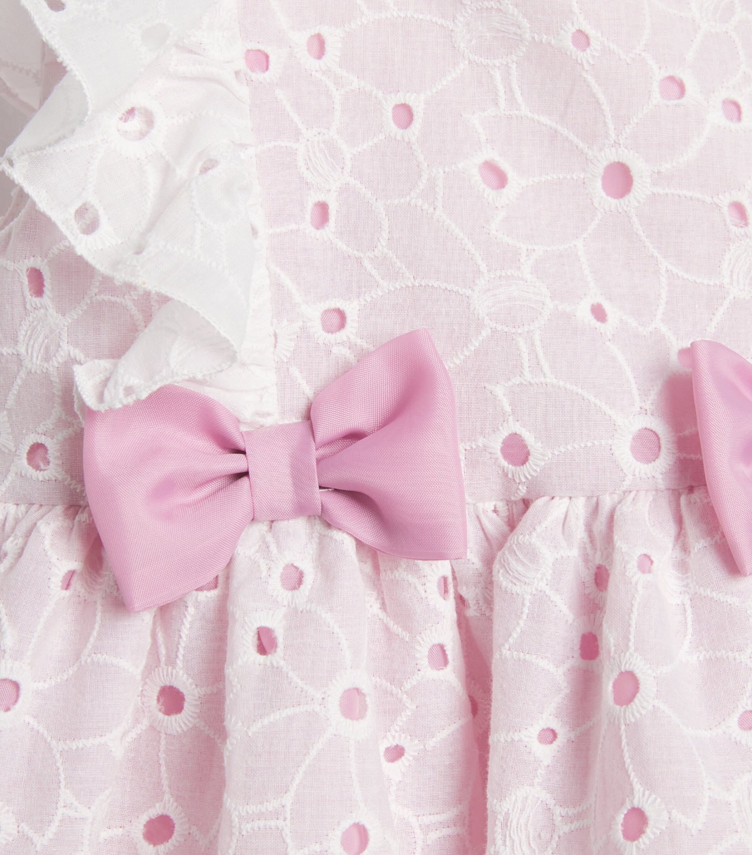 Bimbalo Cotton Bow-Detail Dress (3-24 Months) Glilillac Image 3