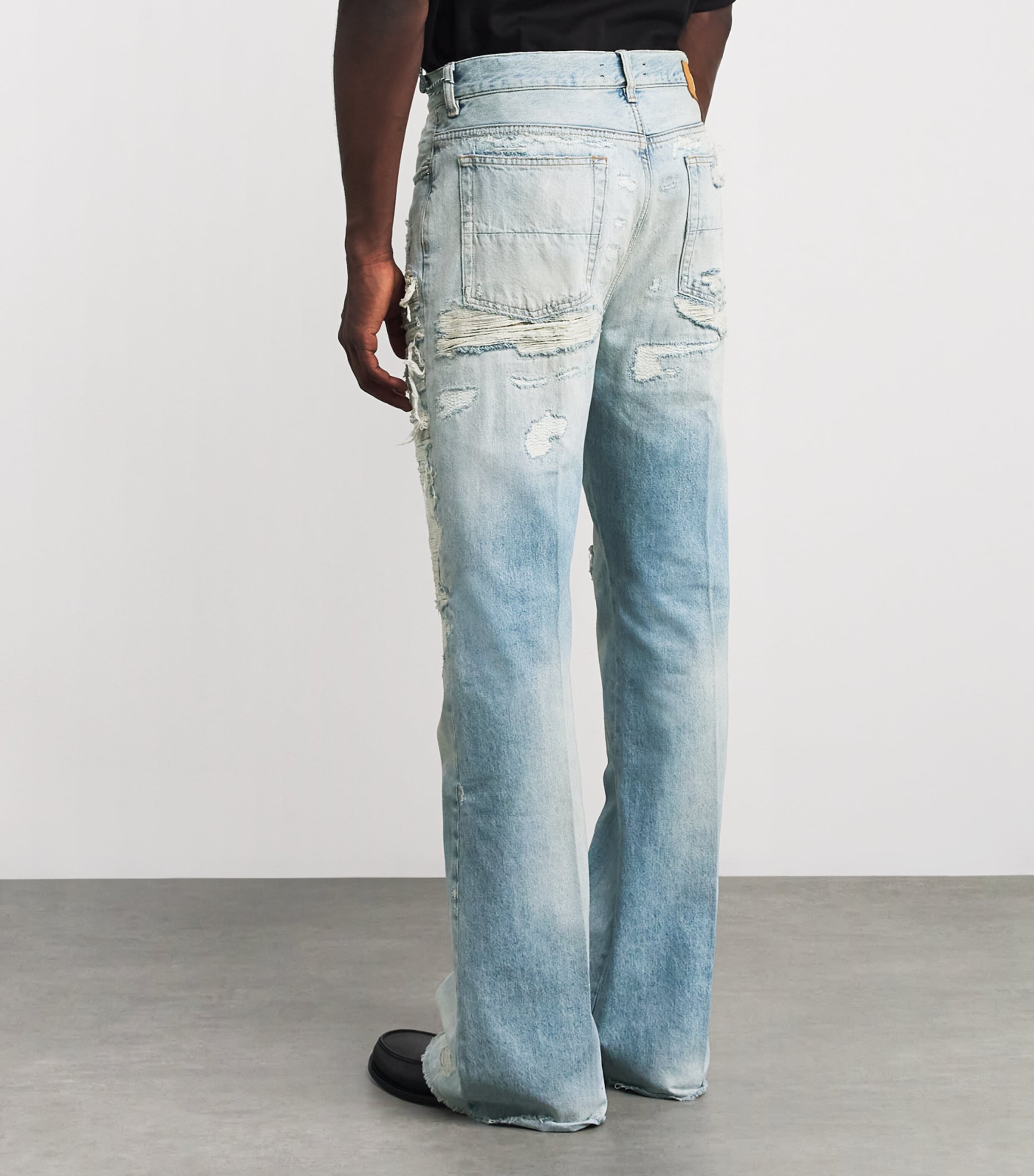 Repaired Bootcut Jeans MIST INDIGO Image 4