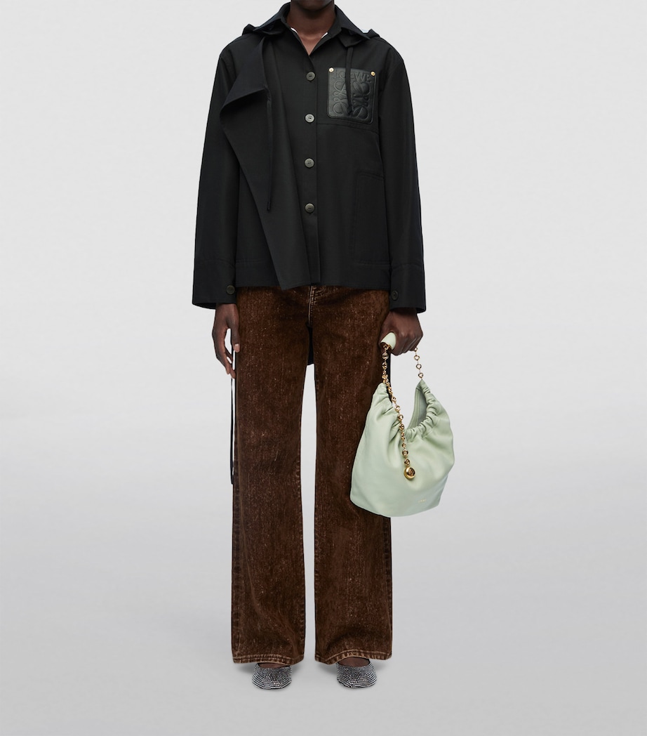 Hooded Parka Jacket BLACK Image 2